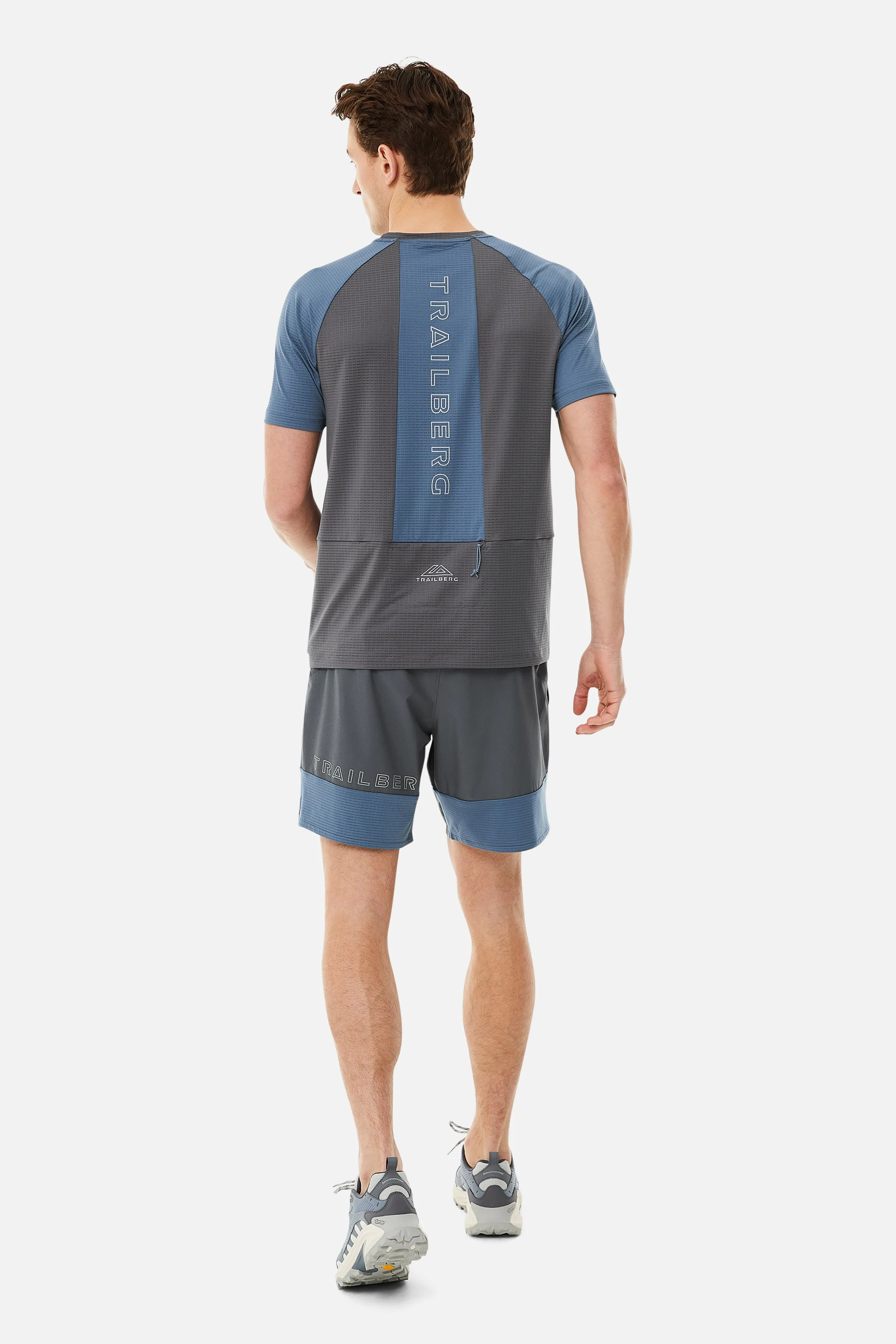 Rapid Dash Tee - Storm Grey/Lagoon sold by Trailberg product image thumbnail 5
