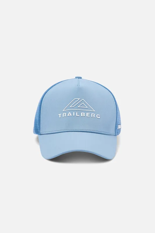 Ridge Trucker Cap - Washed Indigo/White sold by Trailberg