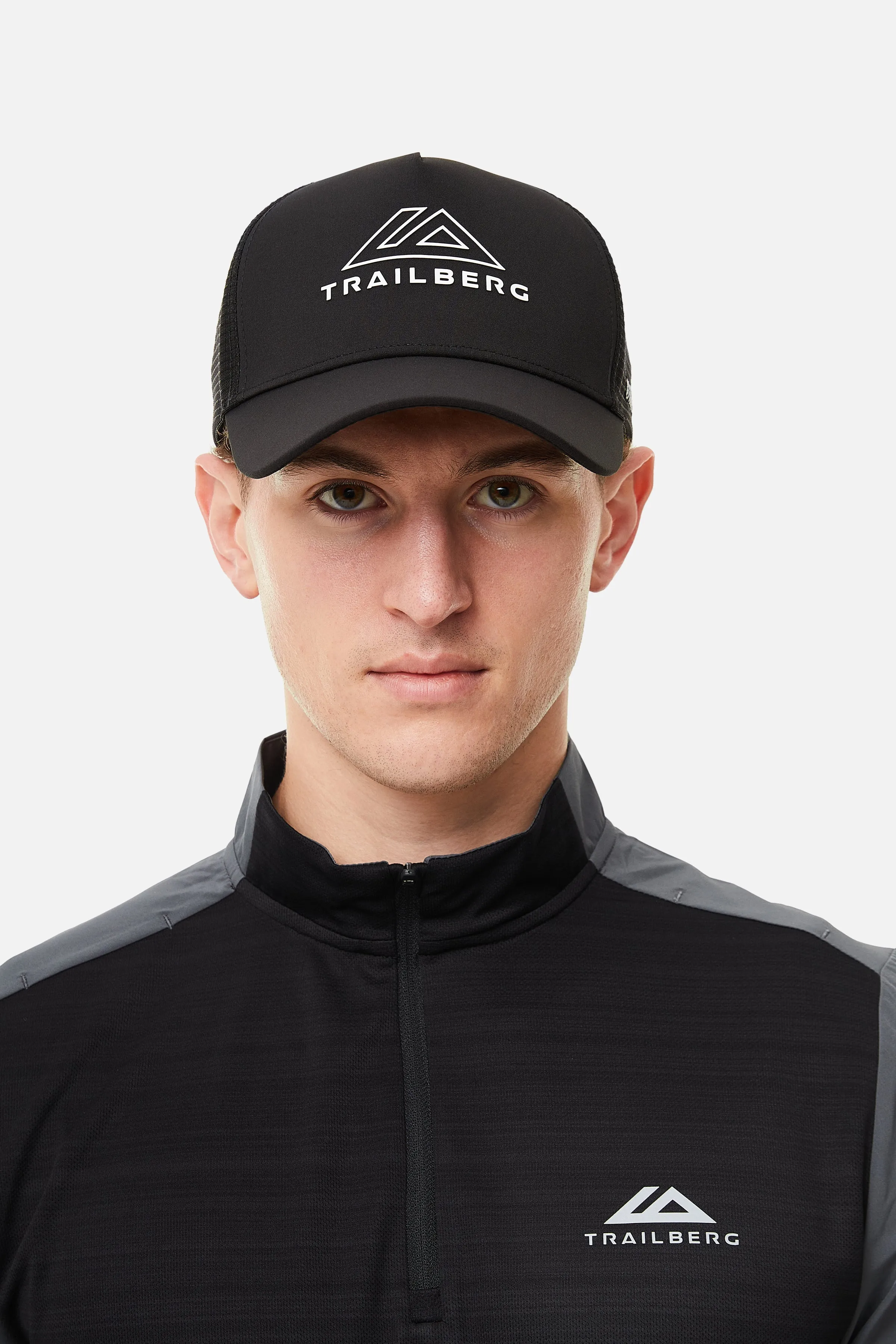 Ridge Trucker Cap - Black/White sold by Trailberg product image thumbnail 3