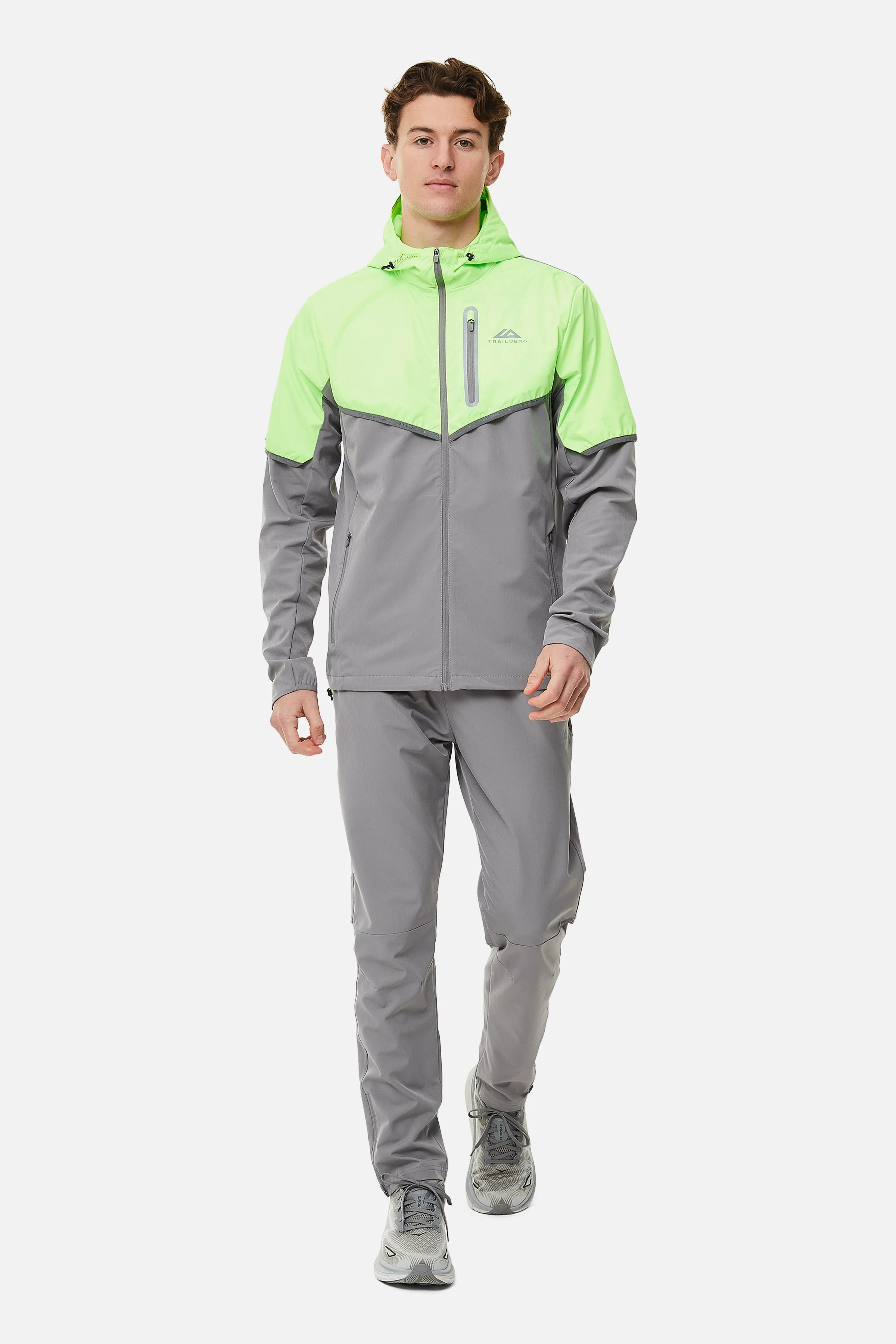 Vertigo 3.0 Tape Hood - Owl Grey/Neon Lime sold by Trailberg product image thumbnail 4