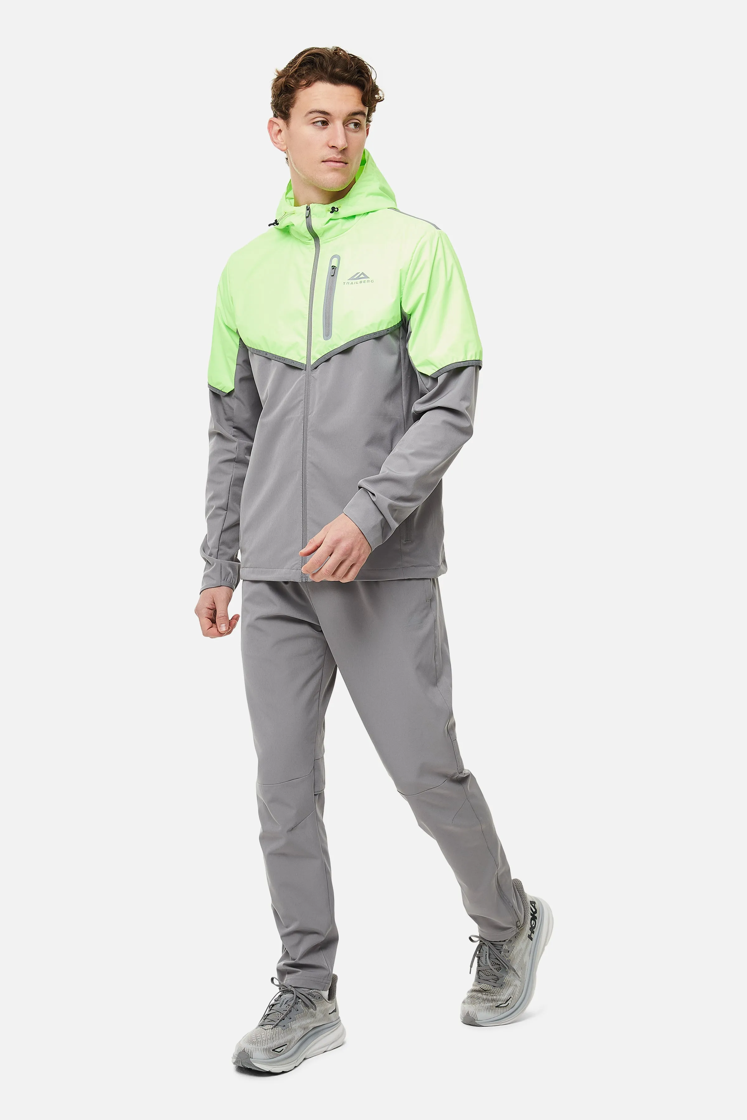 Vertigo 3.0 Tape Hood - Owl Grey/Neon Lime sold by Trailberg product image thumbnail 2