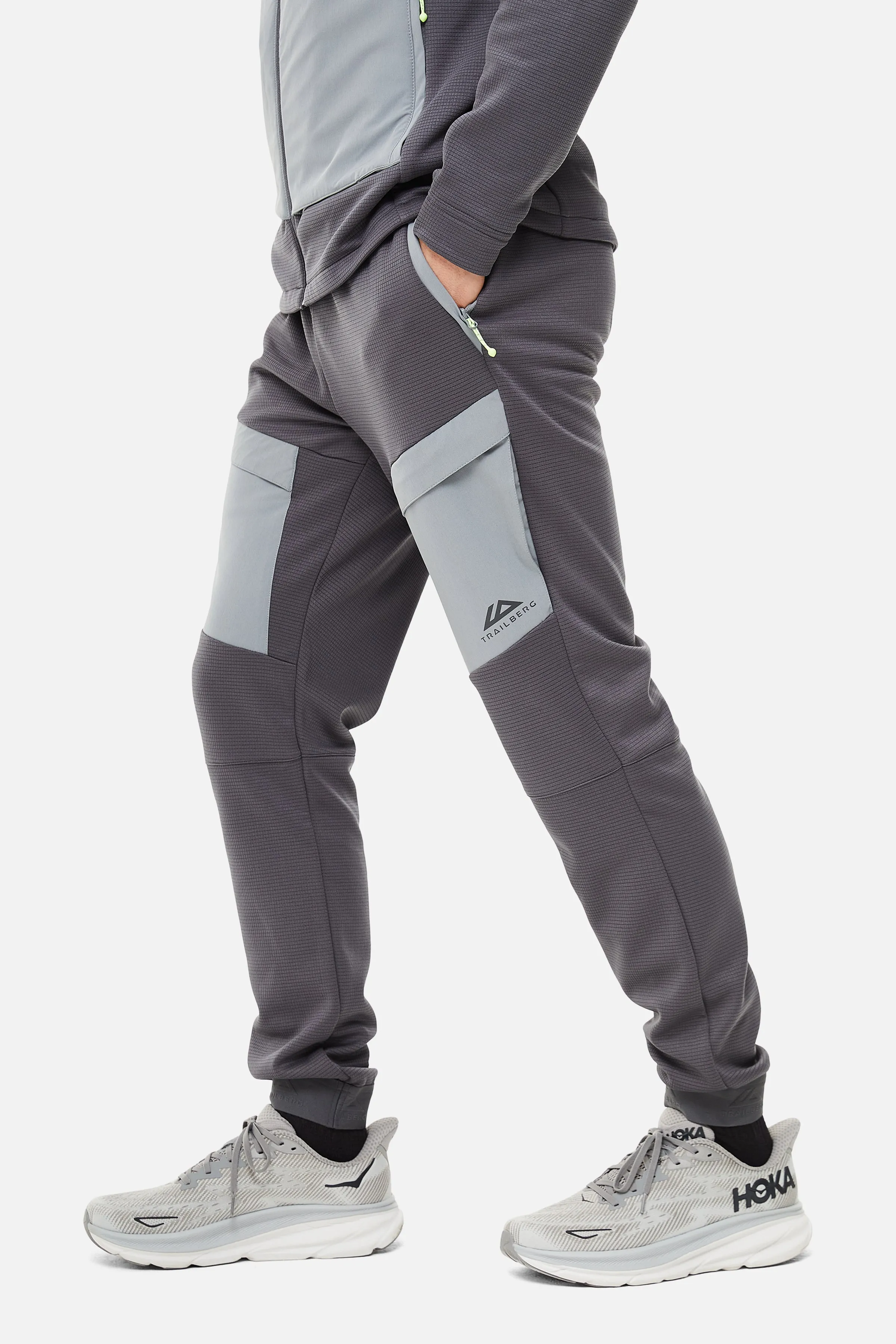 Glacier Fleece Tracksuit - Charcoal/Grey sold by Trailberg product image thumbnail 5