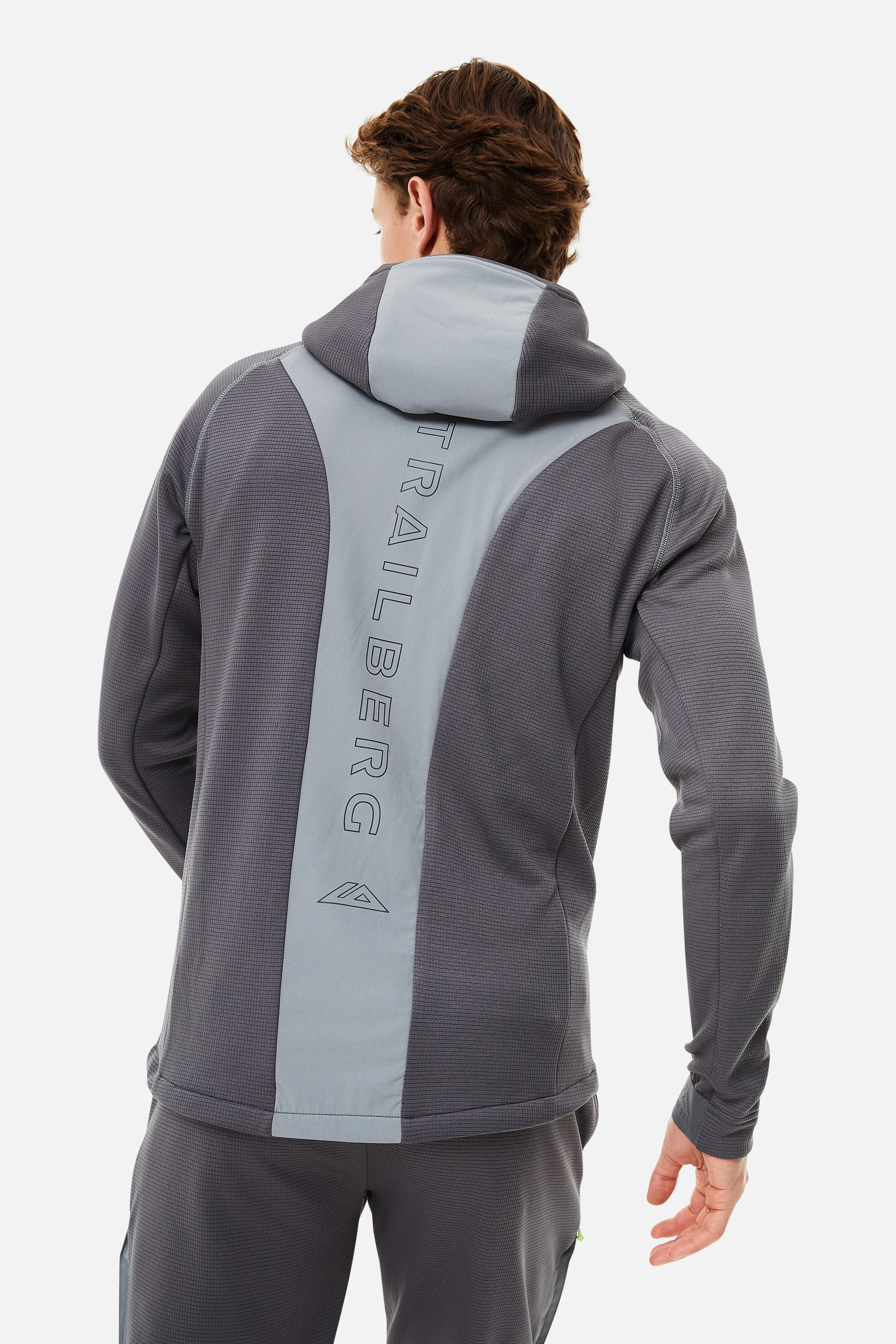 Glacier Fleece Hood - Charcoal/Grey sold by Trailberg product image thumbnail 3