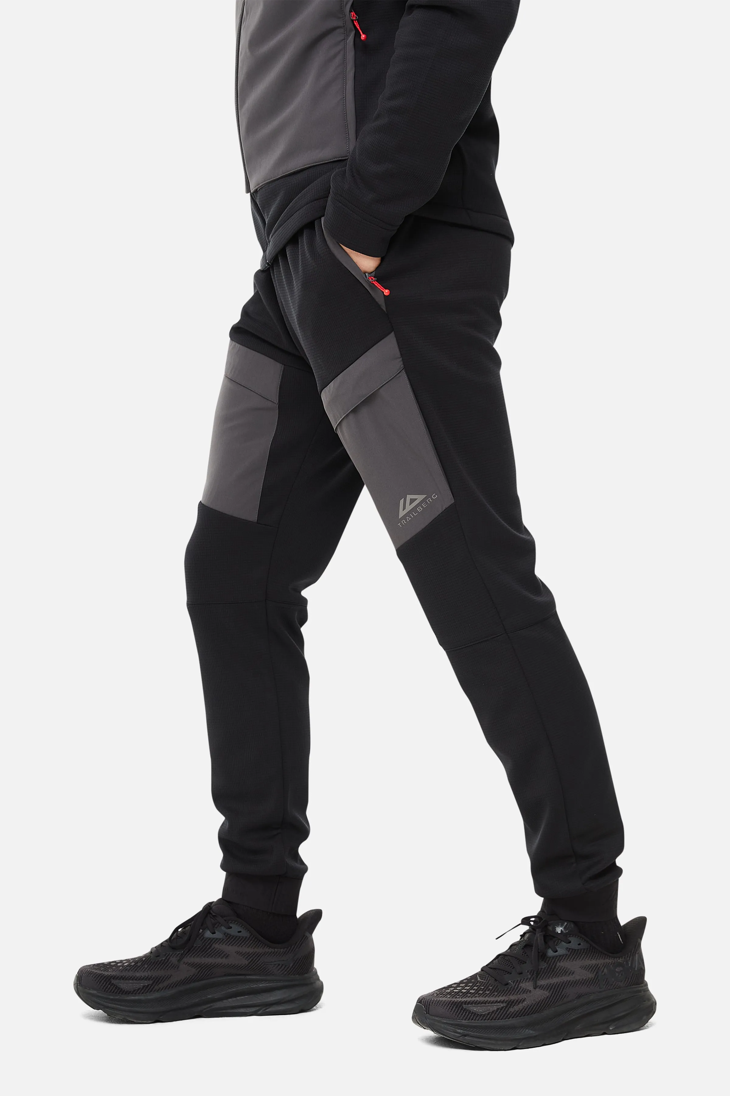 Glacier Fleece Pant - Black/Grey sold by Trailberg product image thumbnail 3