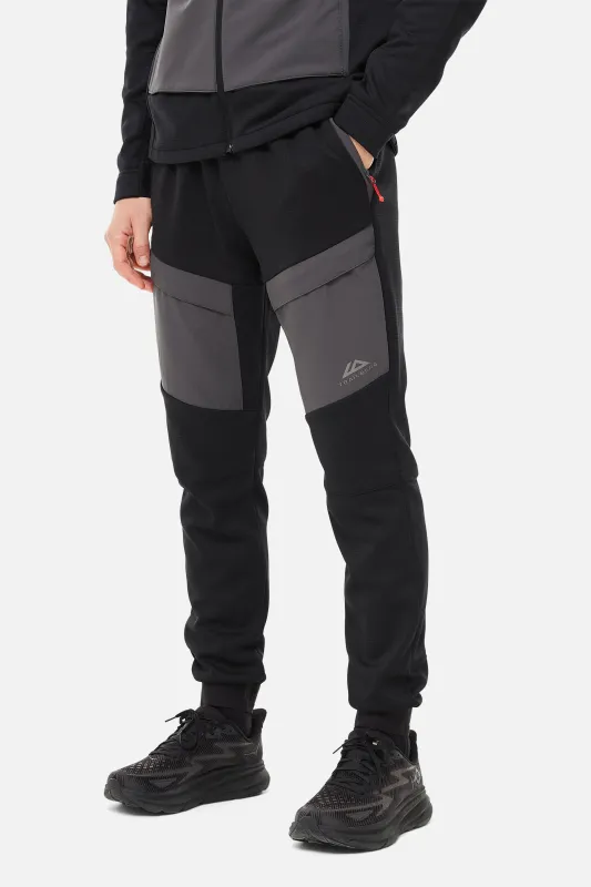 Glacier Fleece Pant - Black/Grey sold by Trailberg