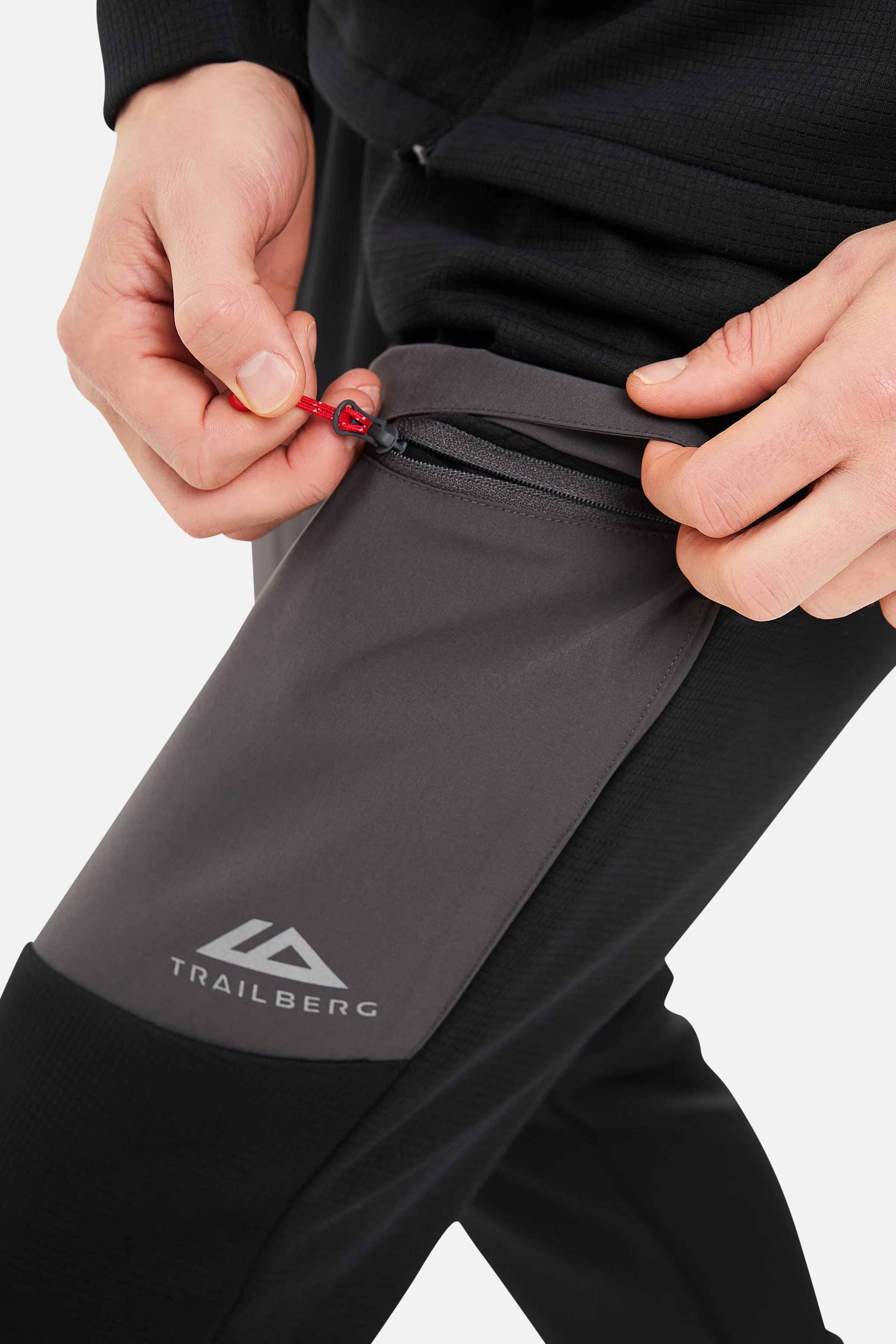 Glacier Fleece Pant - Black/Grey sold by Trailberg product image thumbnail 5