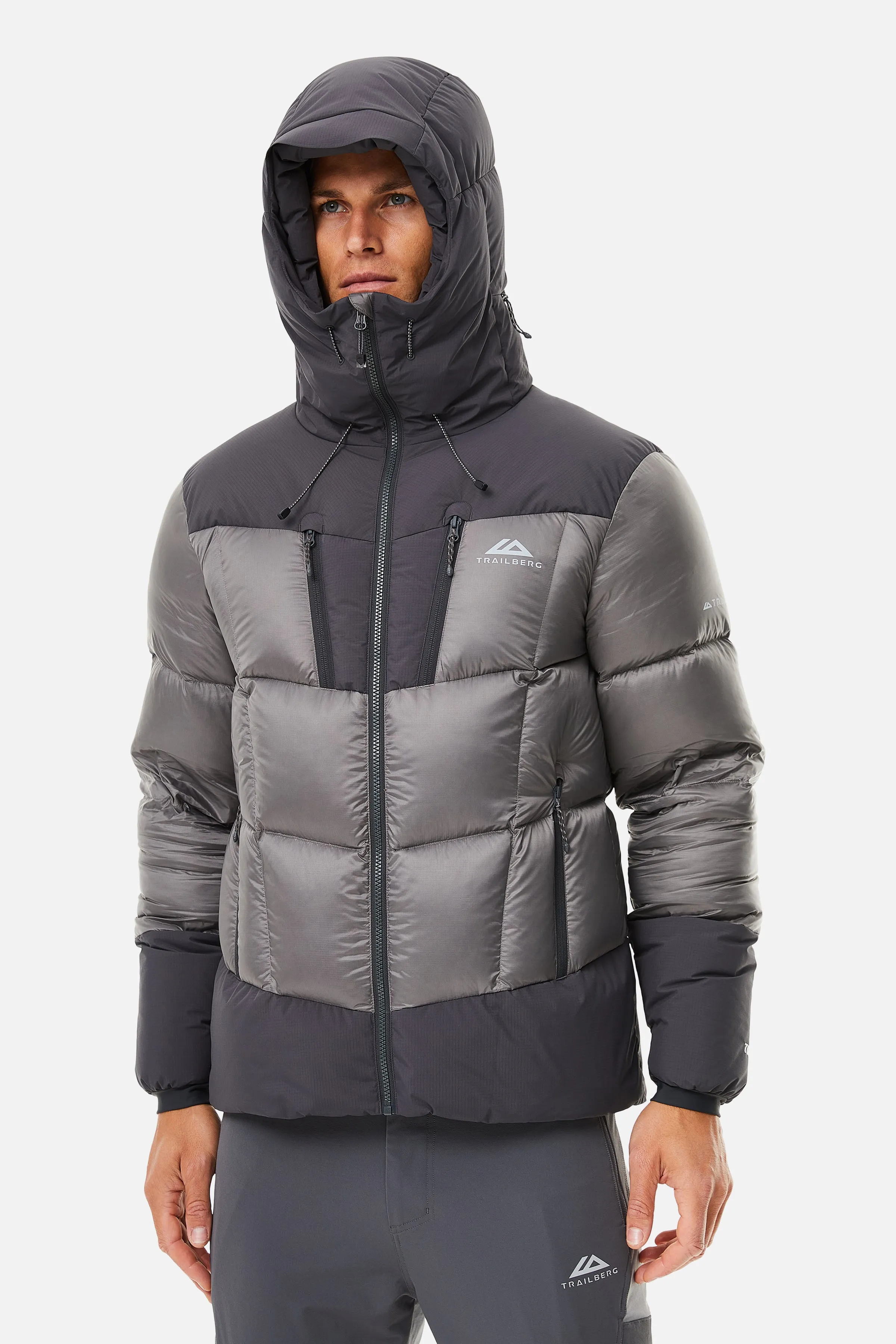 Eiger Puffer 700FP - Grey/Light Grey sold by Trailberg product image thumbnail 5