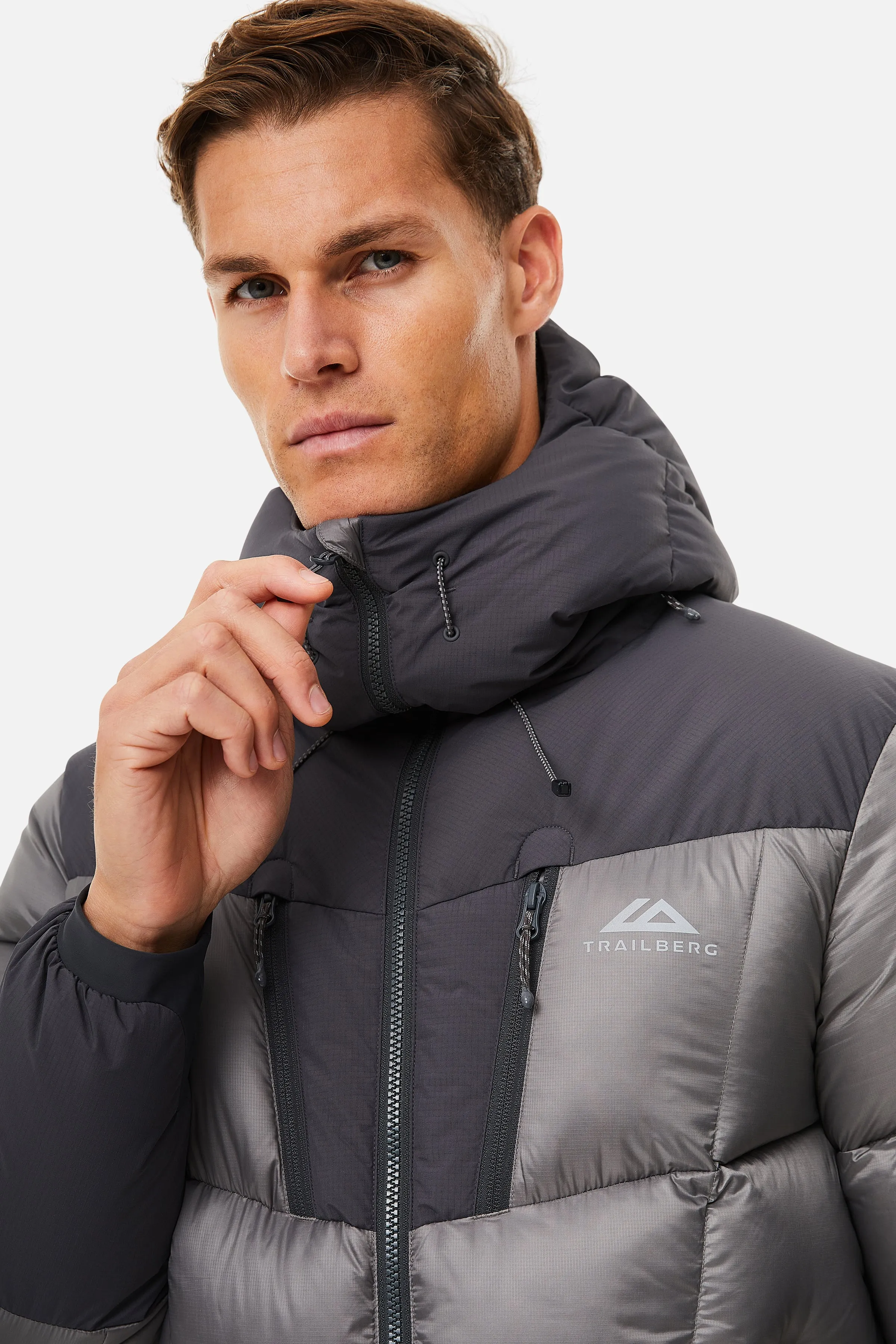 Eiger Puffer 700FP - Grey/Light Grey sold by Trailberg product image thumbnail 3