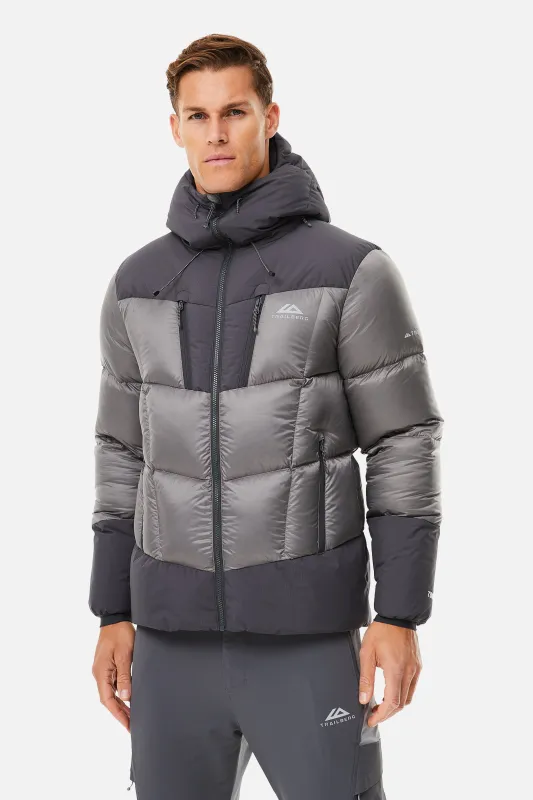 Eiger Puffer 700FP - Grey/Light Grey sold by Trailberg