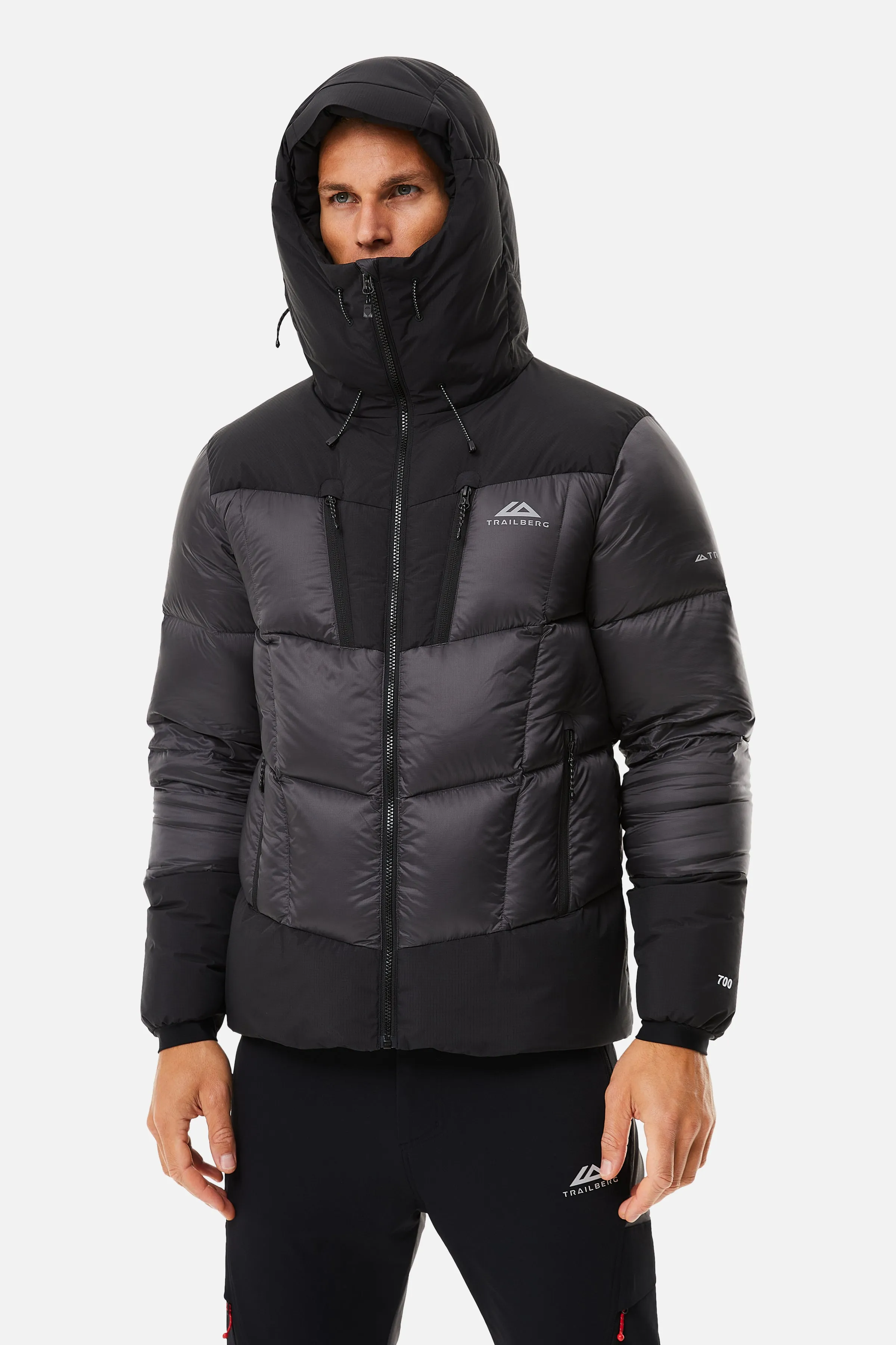 Eiger Puffer 700FP - Black/Grey sold by Trailberg product image thumbnail 5