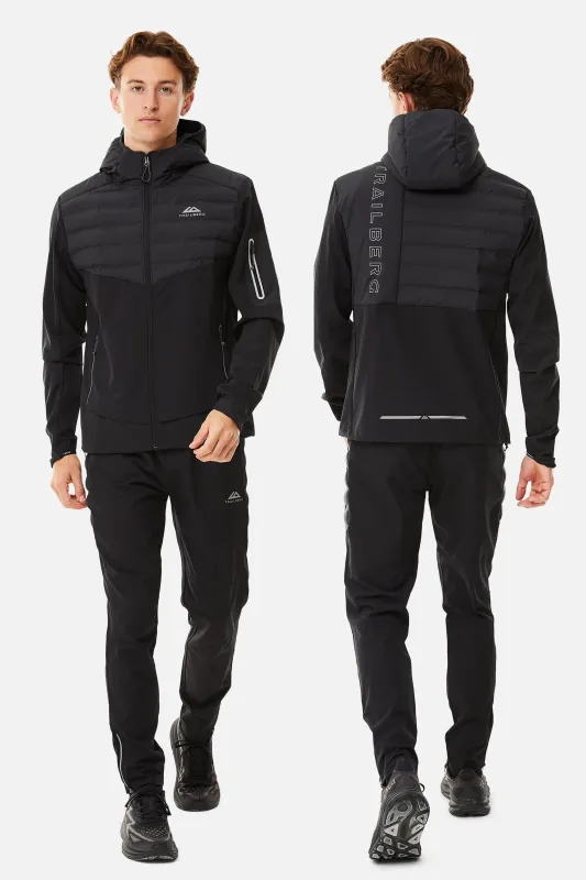 Rhine Hybrid Tracksuit - Black sold by Trailberg