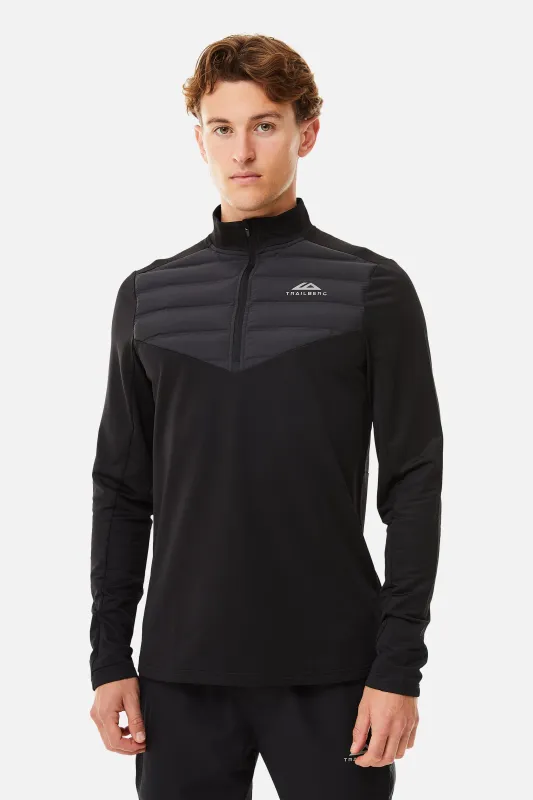 Rhine Hybrid 1/4 Zip - Black sold by Trailberg