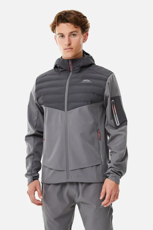 Rhine Hybrid Jacket - Grey/Dark Grey sold by Trailberg