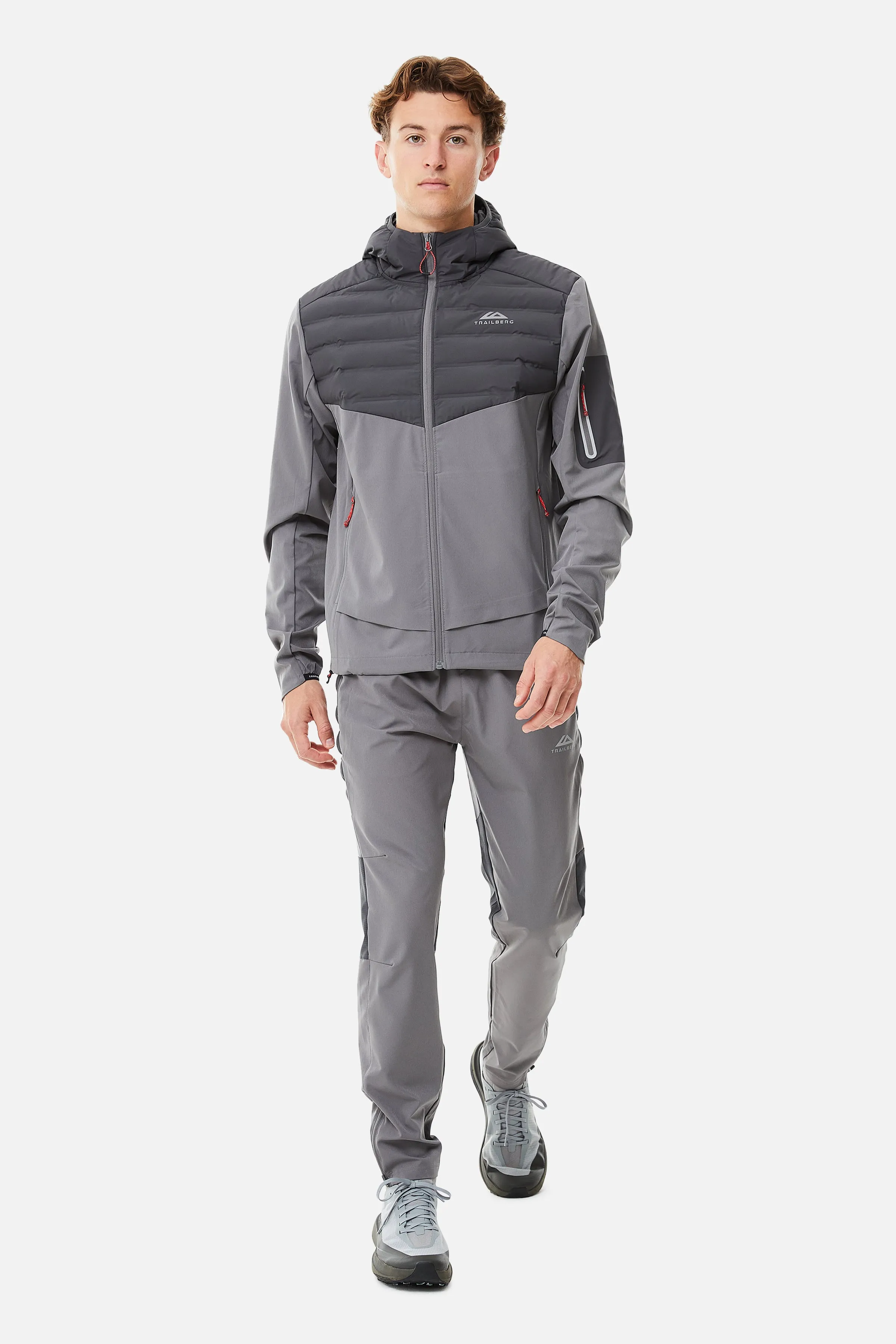 Rhine Hybrid Jacket - Grey/Dark Grey sold by Trailberg product image thumbnail 3