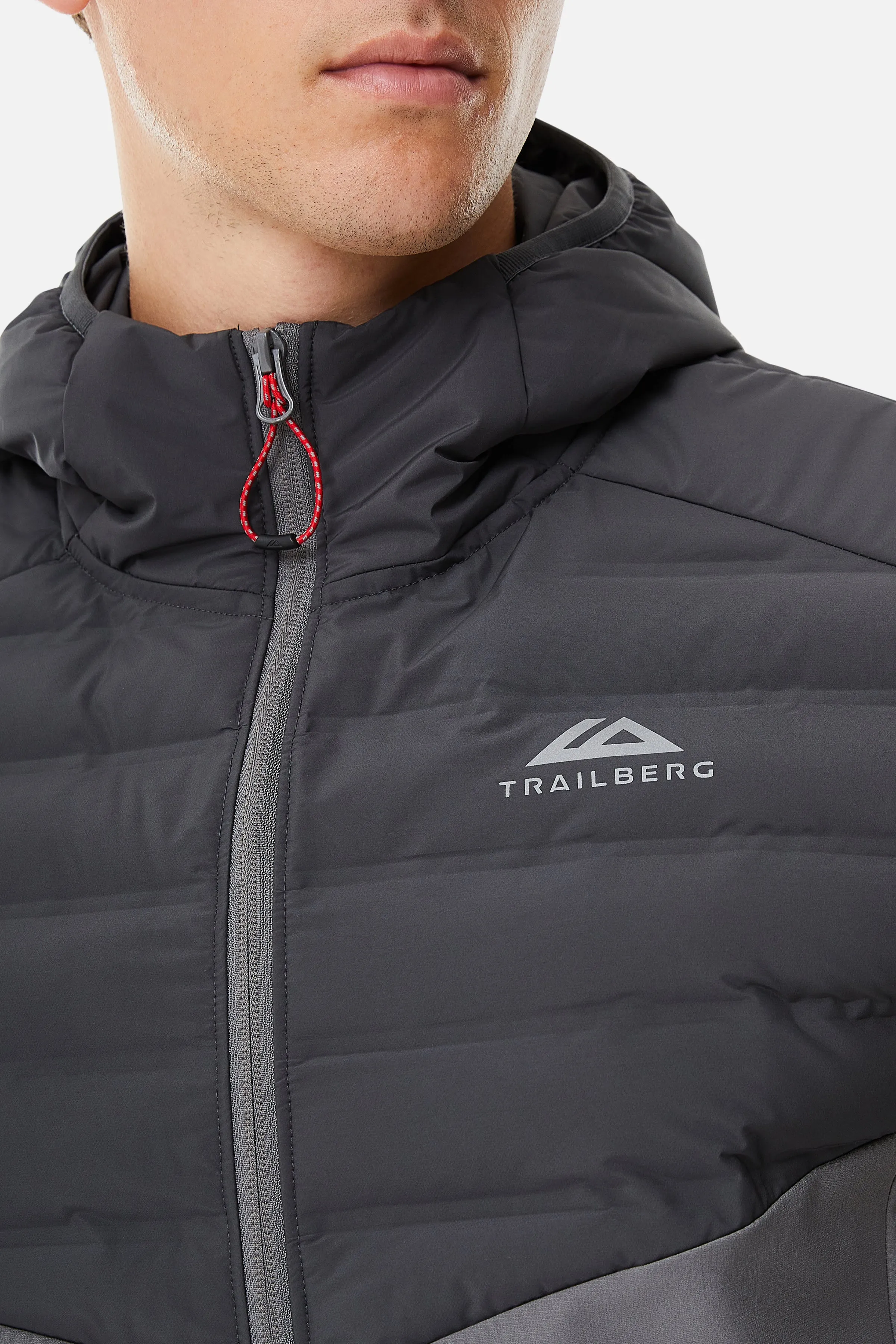 Rhine Hybrid Jacket - Grey/Dark Grey sold by Trailberg product image thumbnail 4