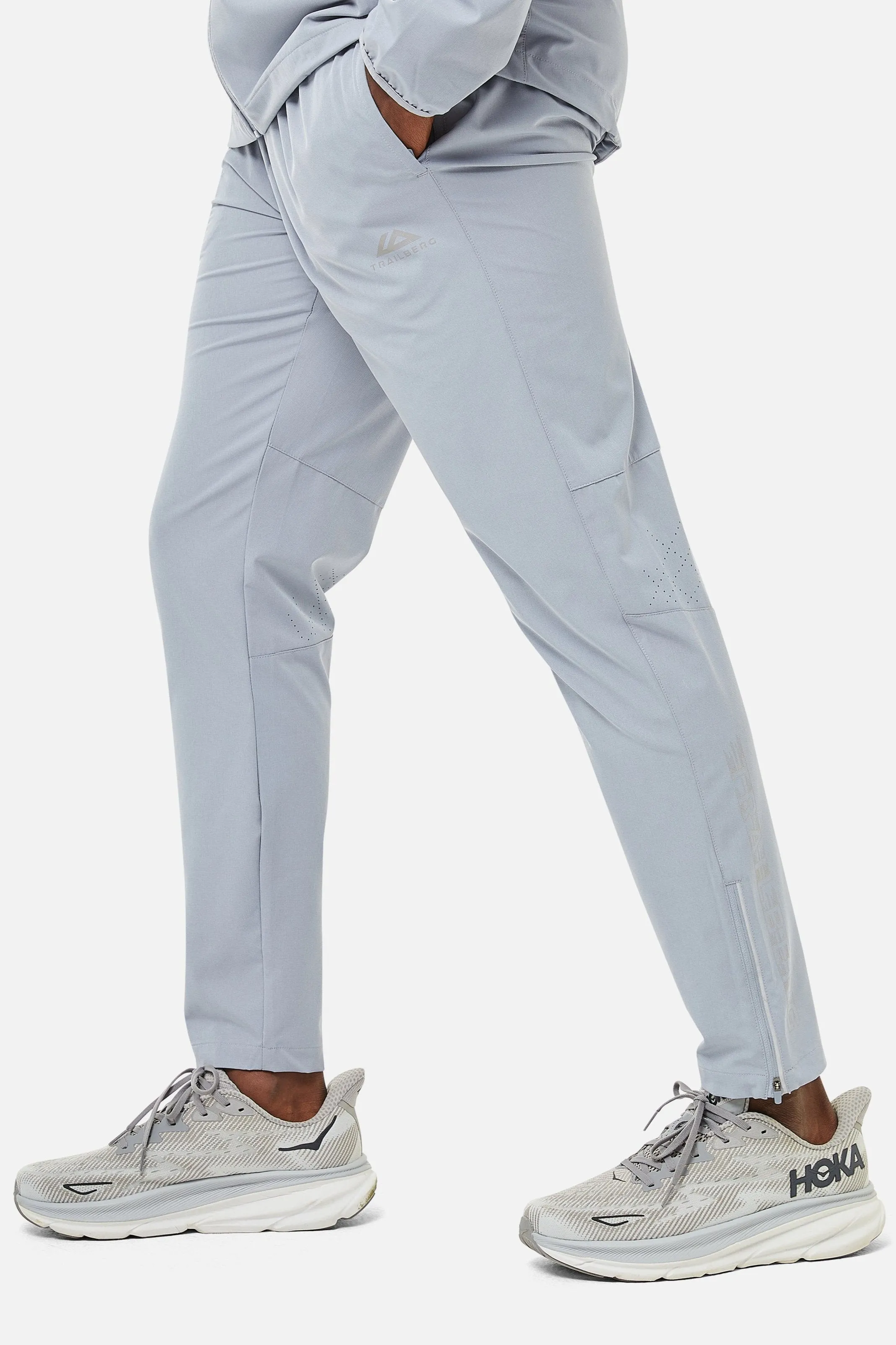 Rhine Hybrid Cloud Tracksuit - Mid Grey/Light Grey sold by Trailberg product image thumbnail 3