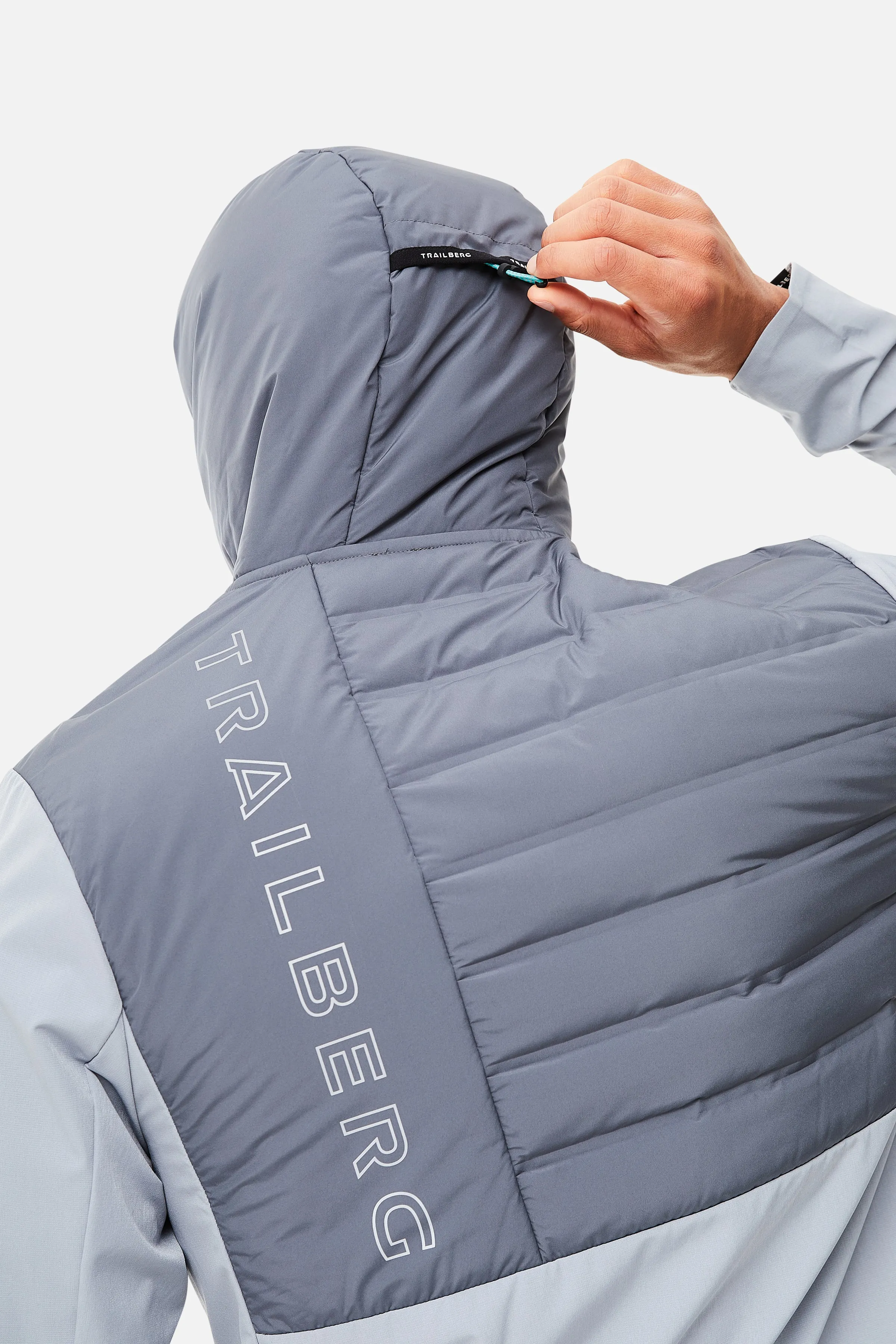 Rhine Hybrid Cloud Tracksuit - Mid Grey/Light Grey sold by Trailberg product image thumbnail 5