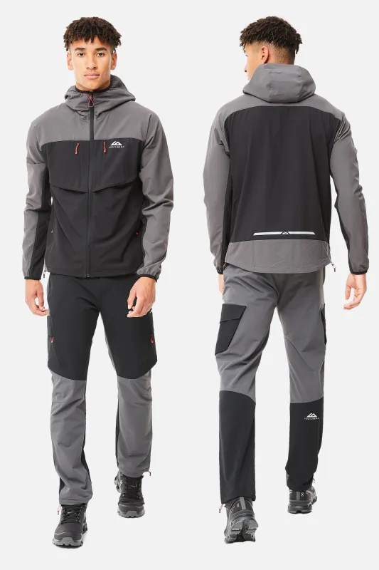 Jura Tracksuit - Black/Dark Grey sold by Trailberg