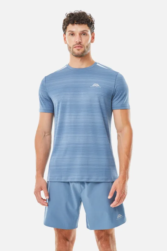 AW25 Cloud Tee - Slate Blue/Dove Blue sold by Trailberg