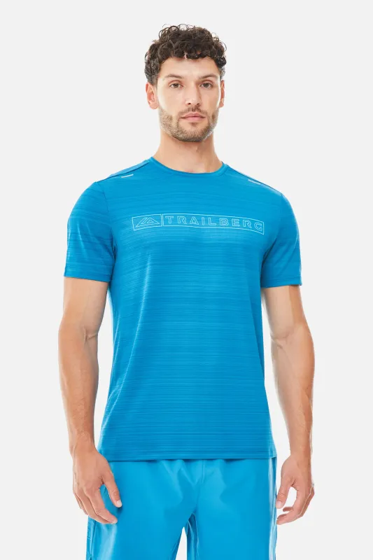 Crest 2.0 Tee - Ocean Spray/Blue Oasis sold by Trailberg