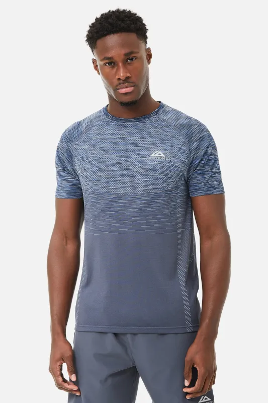 Summit Seamless Tee - Ombre Blue sold by Trailberg