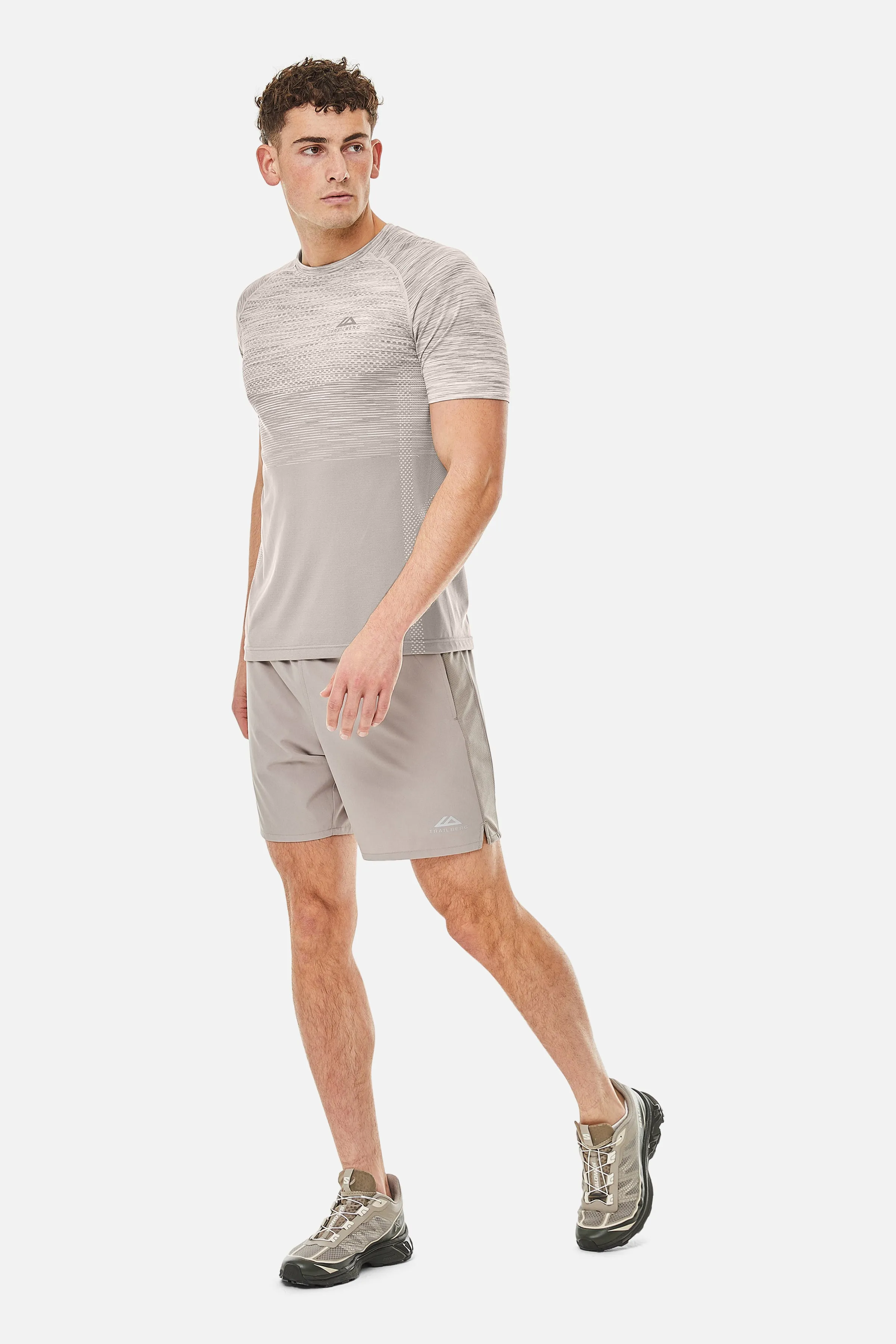 Apex Seamless Tee - Pale Taupe/Fossil Brown/Desert Sand/Earth Stone sold by Trailberg product image thumbnail 5
