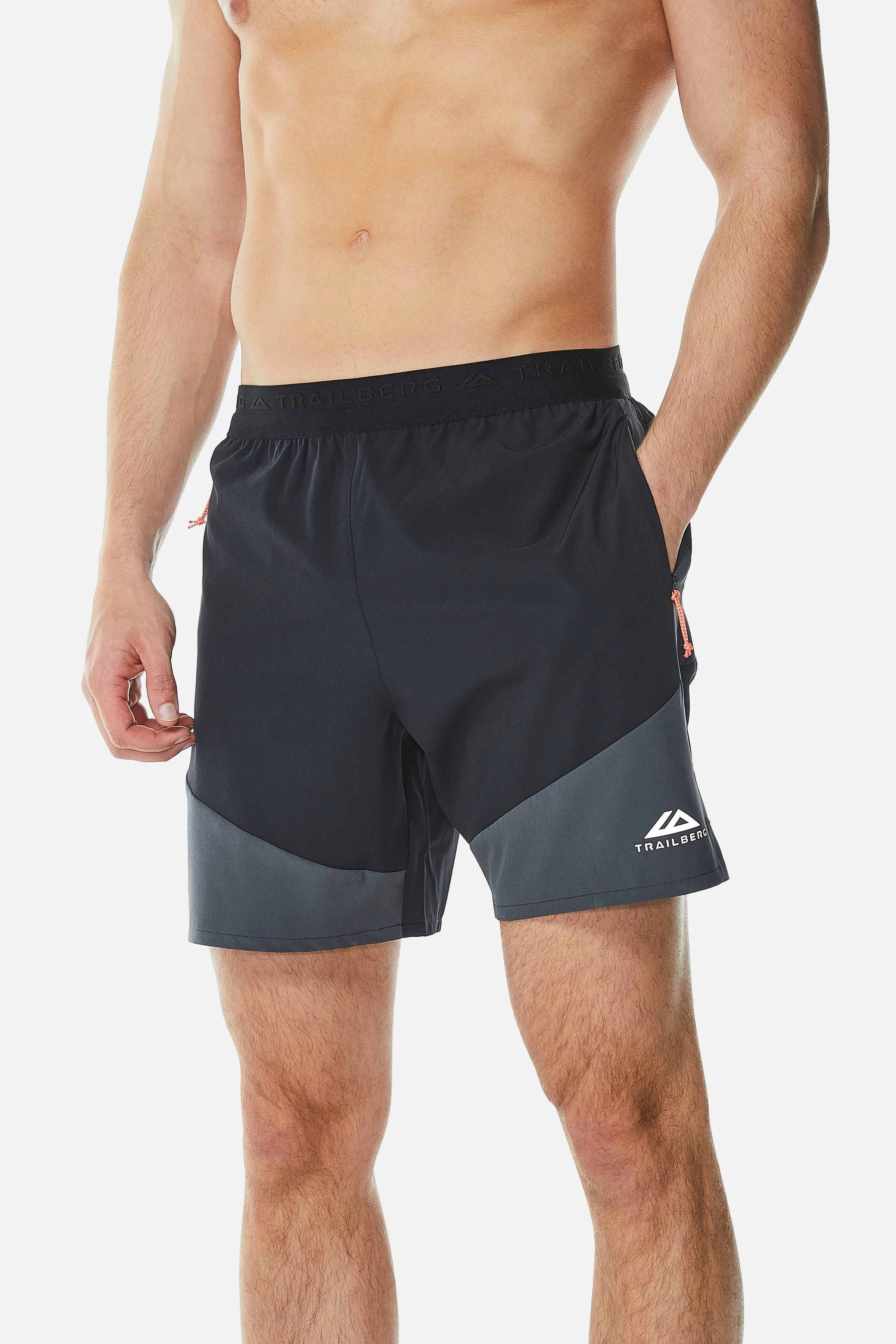 Surge Short - Black/Volcano Grey sold by Trailberg product image thumbnail 3