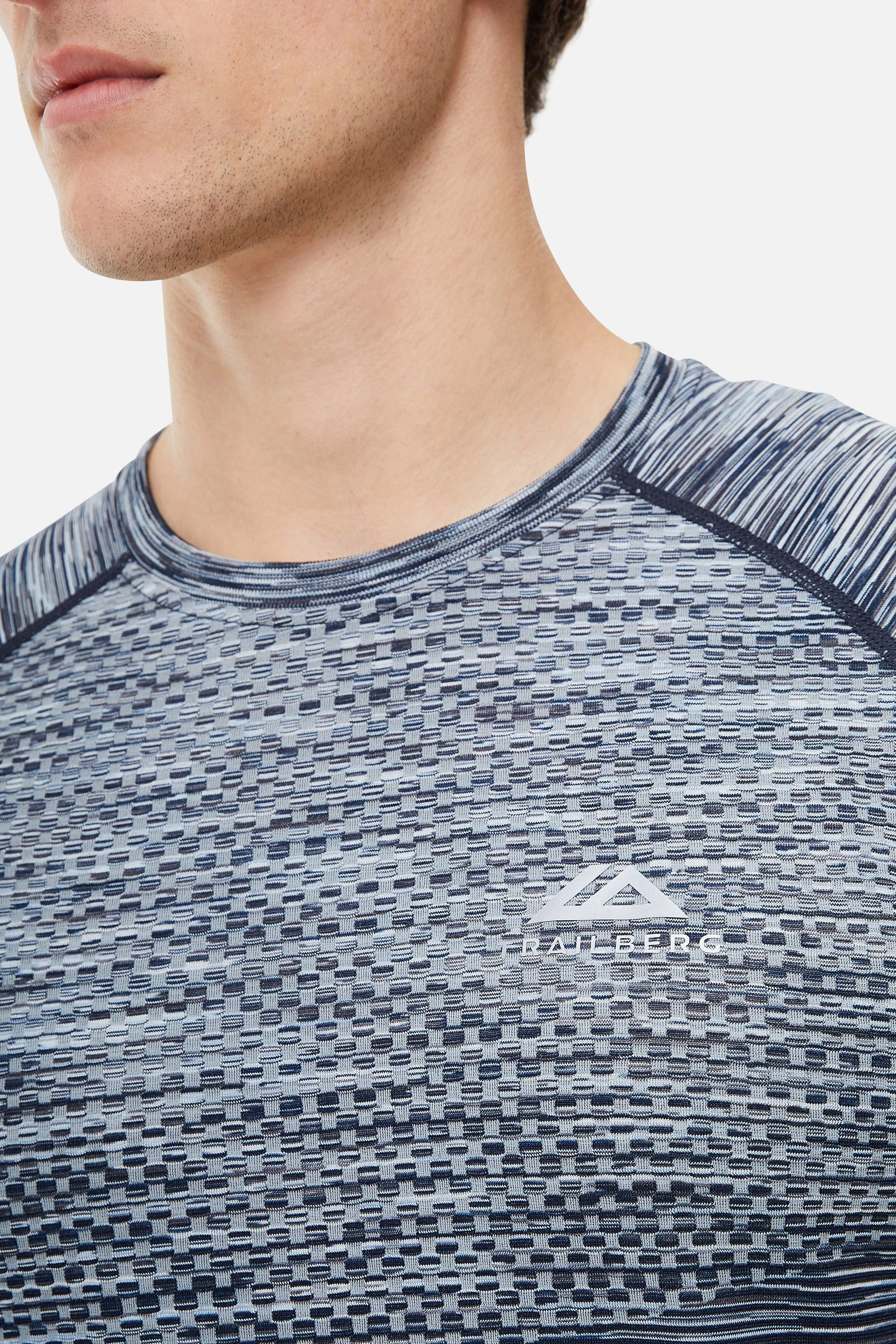 Apex Seamless Tee - Navy/Eclipse/Blue Frost sold by Trailberg product image thumbnail 3
