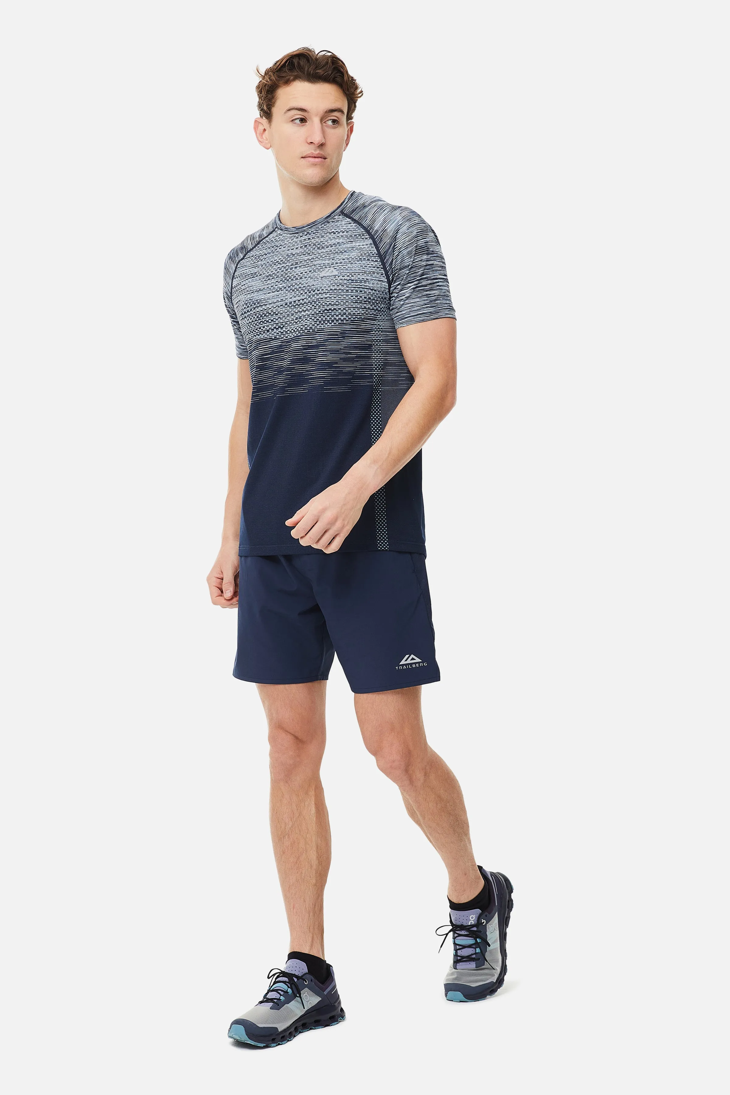 Apex Seamless Tee - Navy/Eclipse/Blue Frost sold by Trailberg product image thumbnail 5