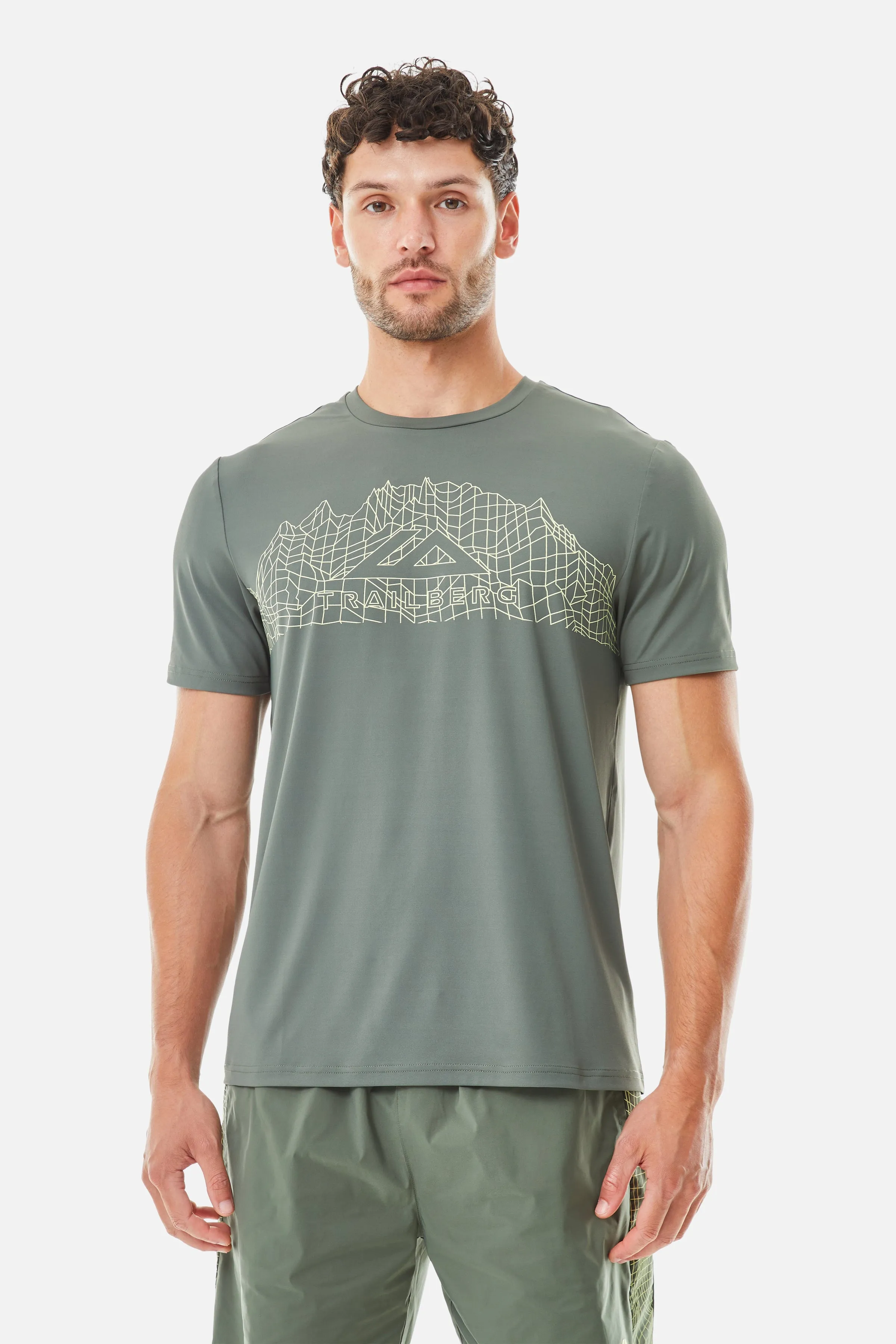 Vantage Tee Twinset - Dark Fern/Pale Citrus sold by Trailberg product image thumbnail 3