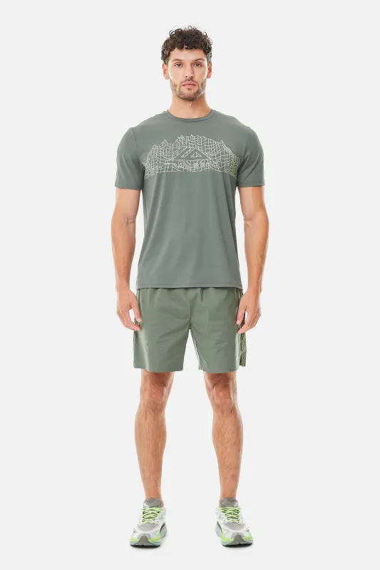 Vantage Tee Twinset - Dark Fern/Pale Citrus sold by Trailberg