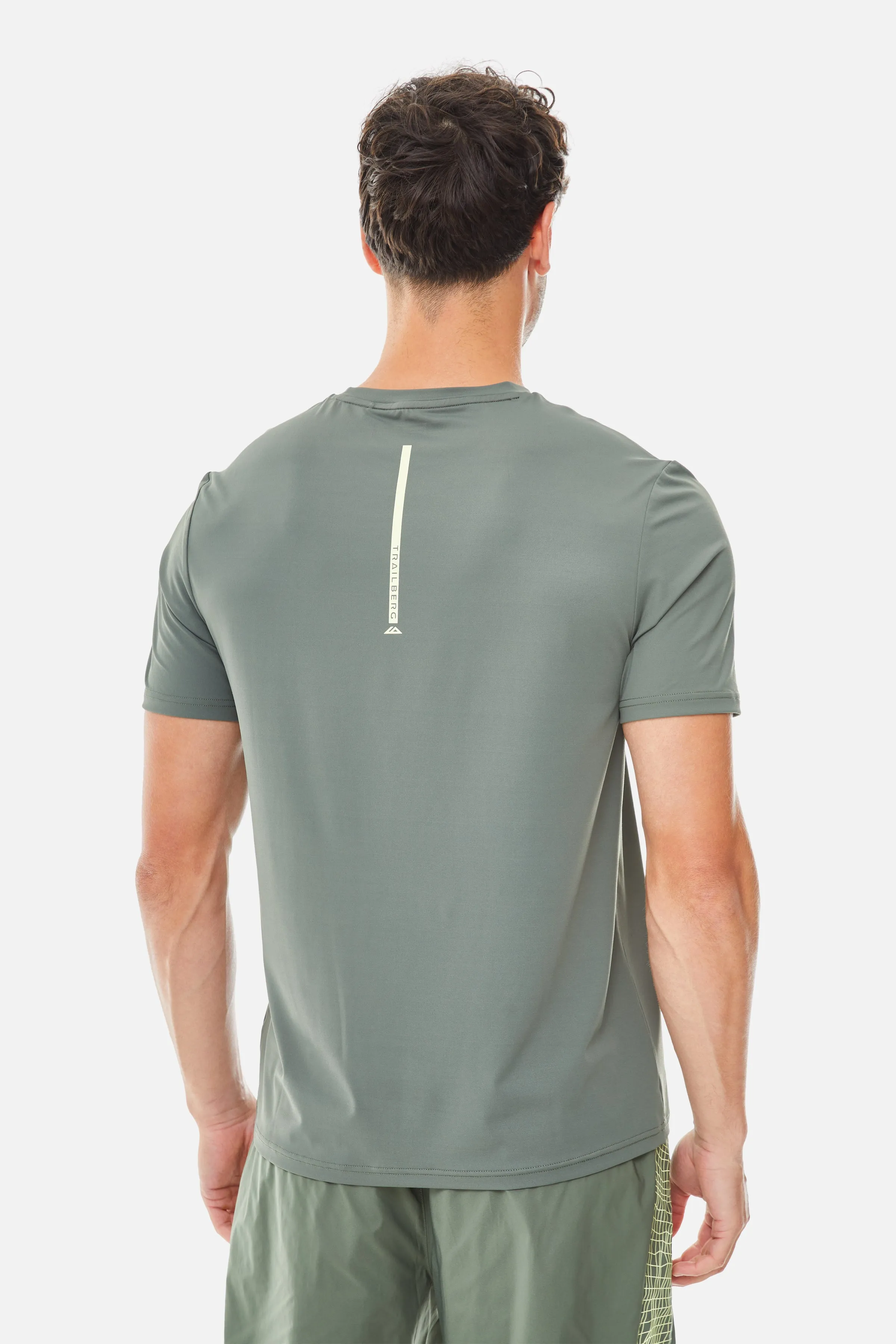 Vantage Tee - Dark Fern/Pale Citrus sold by Trailberg product image thumbnail 2