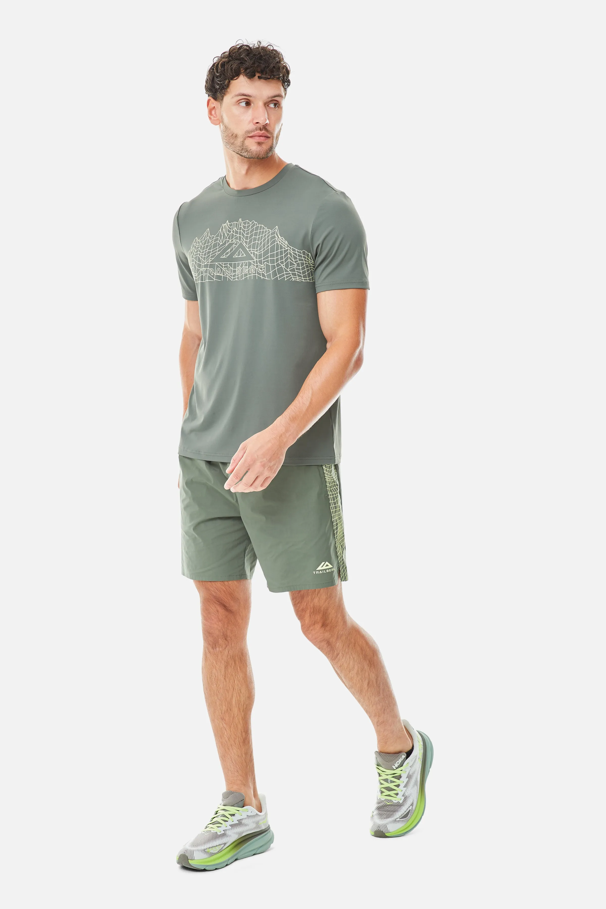 Vantage Tee - Dark Fern/Pale Citrus sold by Trailberg product image thumbnail 3