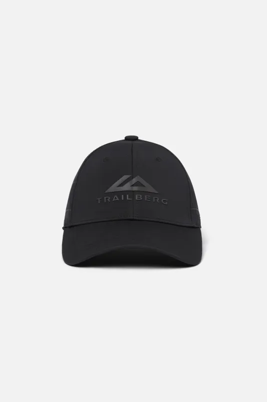 Reflective Grid 6 Panel Cap - Black sold by Trailberg