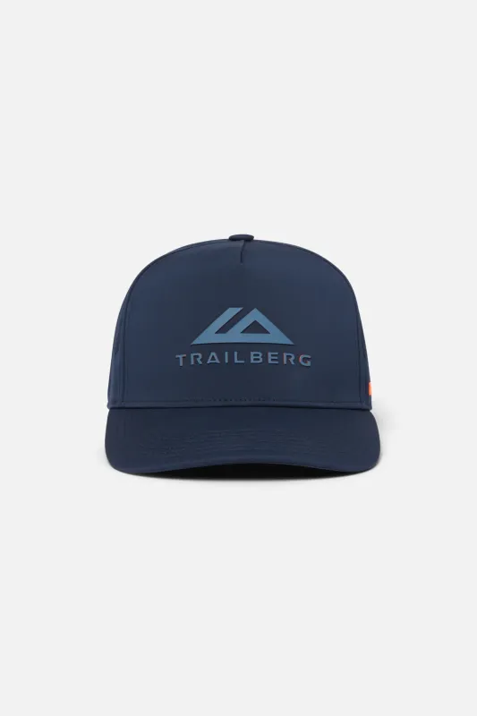Pinnacle Trucker Cap - Navy Blue/Blue Essence/Neon Flame sold by Trailberg