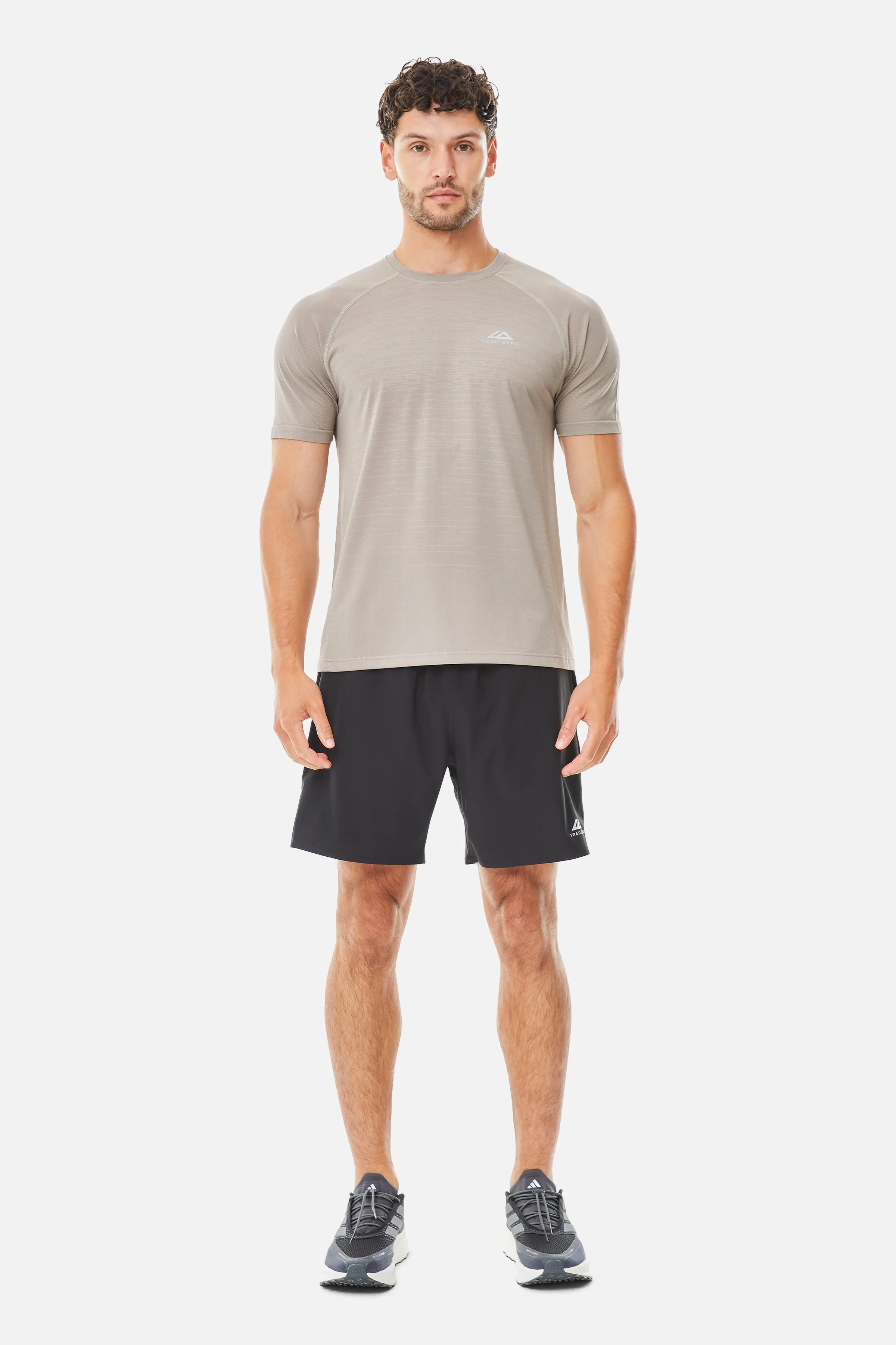 Form Seamless Tee - Pale Taupe/Dune White sold by Trailberg product image thumbnail 5