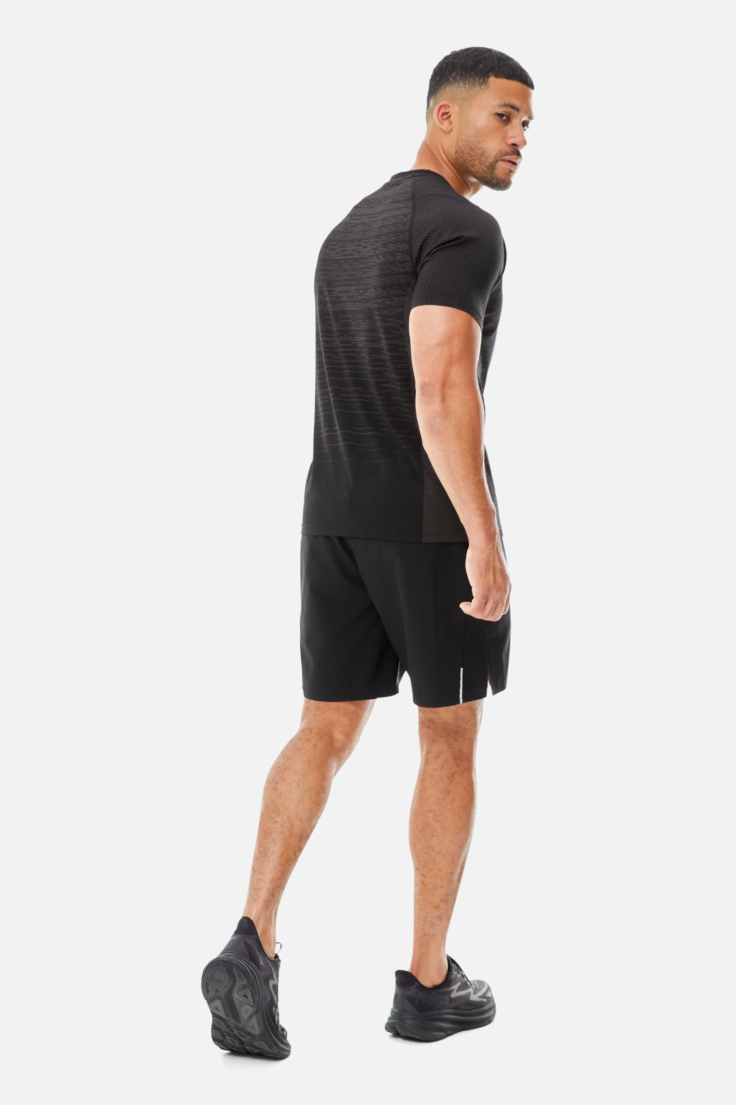 Form Seamless Tee - Black/Moon Grey sold by Trailberg product image thumbnail 5