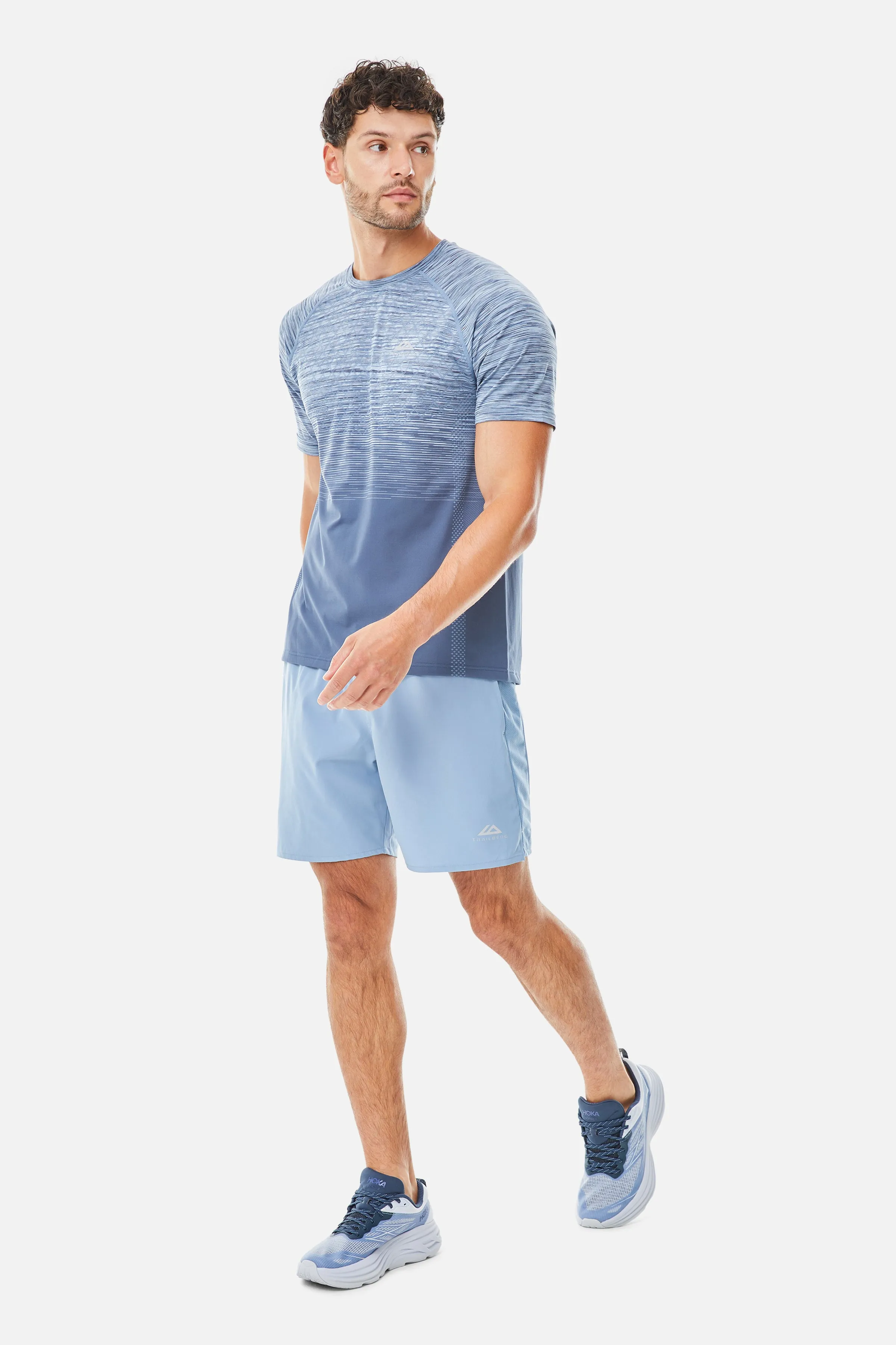 Stride Seamless Tee - Breeze/Washed Indigo/Blue Frost/Eclipse Blue sold by Trailberg product image thumbnail 2
