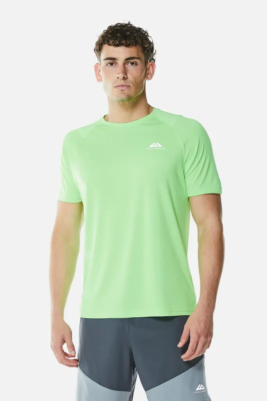 Surge Tee - Neon Lime made by Trailberg