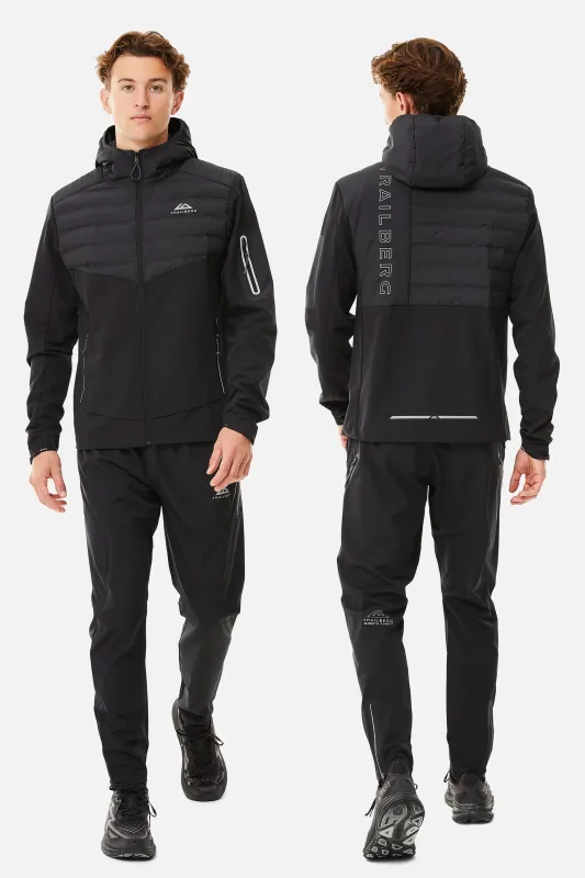 Rhine Hybrid Tech Tracksuit - Black sold by Trailberg