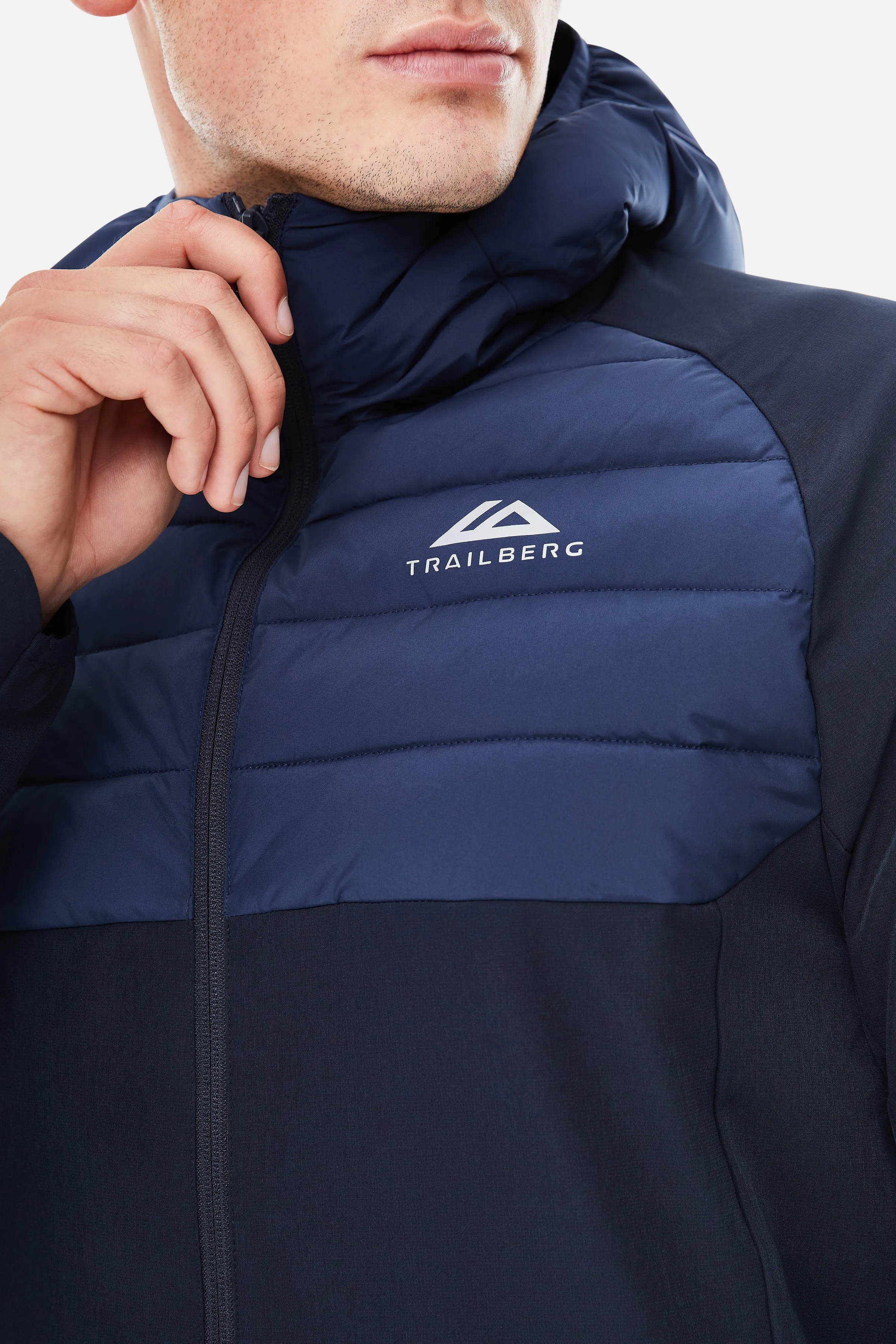 Rhine 2.0 Hybrid Jacket - Deep Ocean/Navy Blue sold by Trailberg product image thumbnail 5