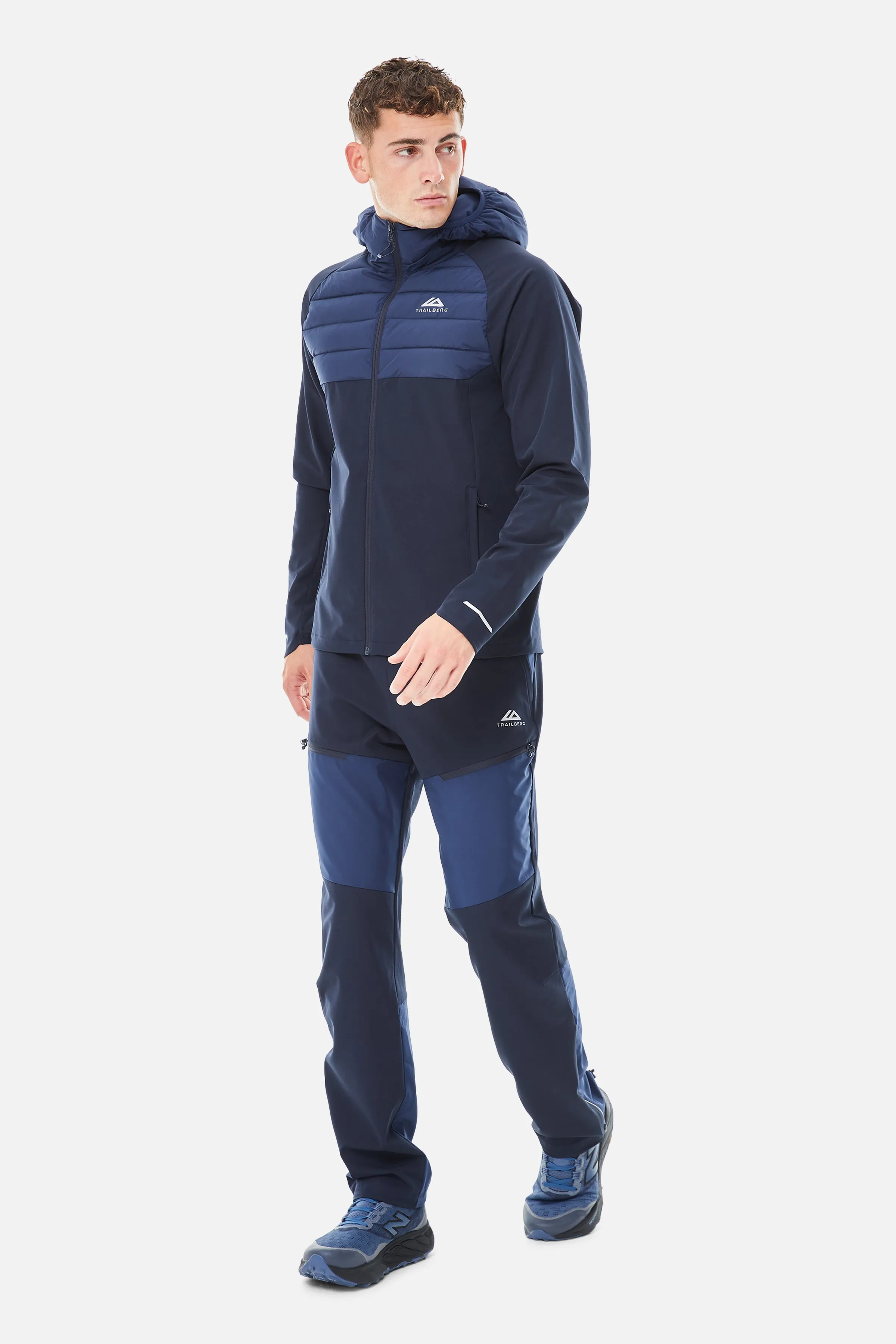 Rhine 2.0 Hybrid Jacket - Deep Ocean/Navy Blue sold by Trailberg product image thumbnail 3