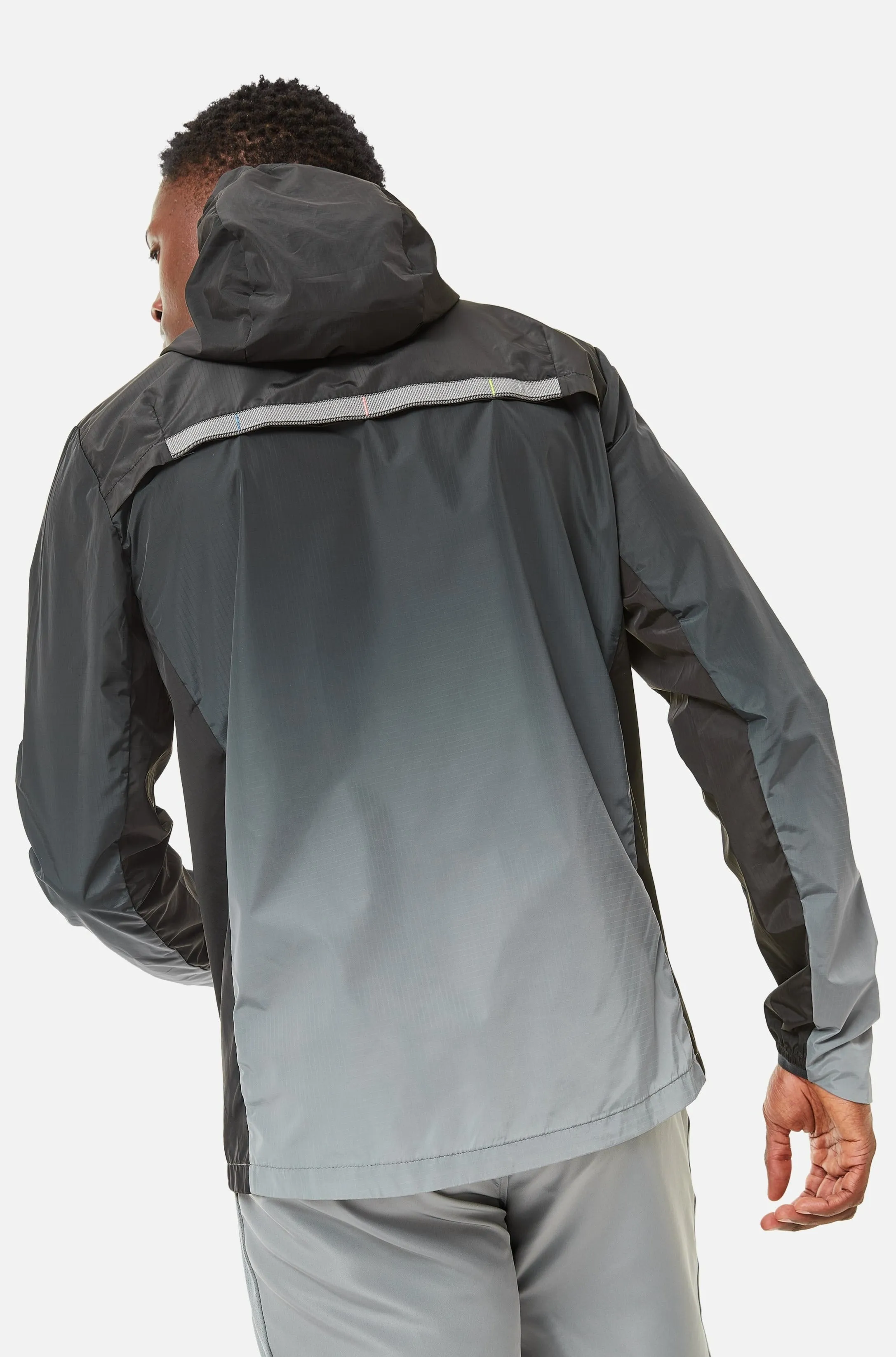Gradient Windbreaker - Black/Grey sold by Trailberg product image thumbnail 2