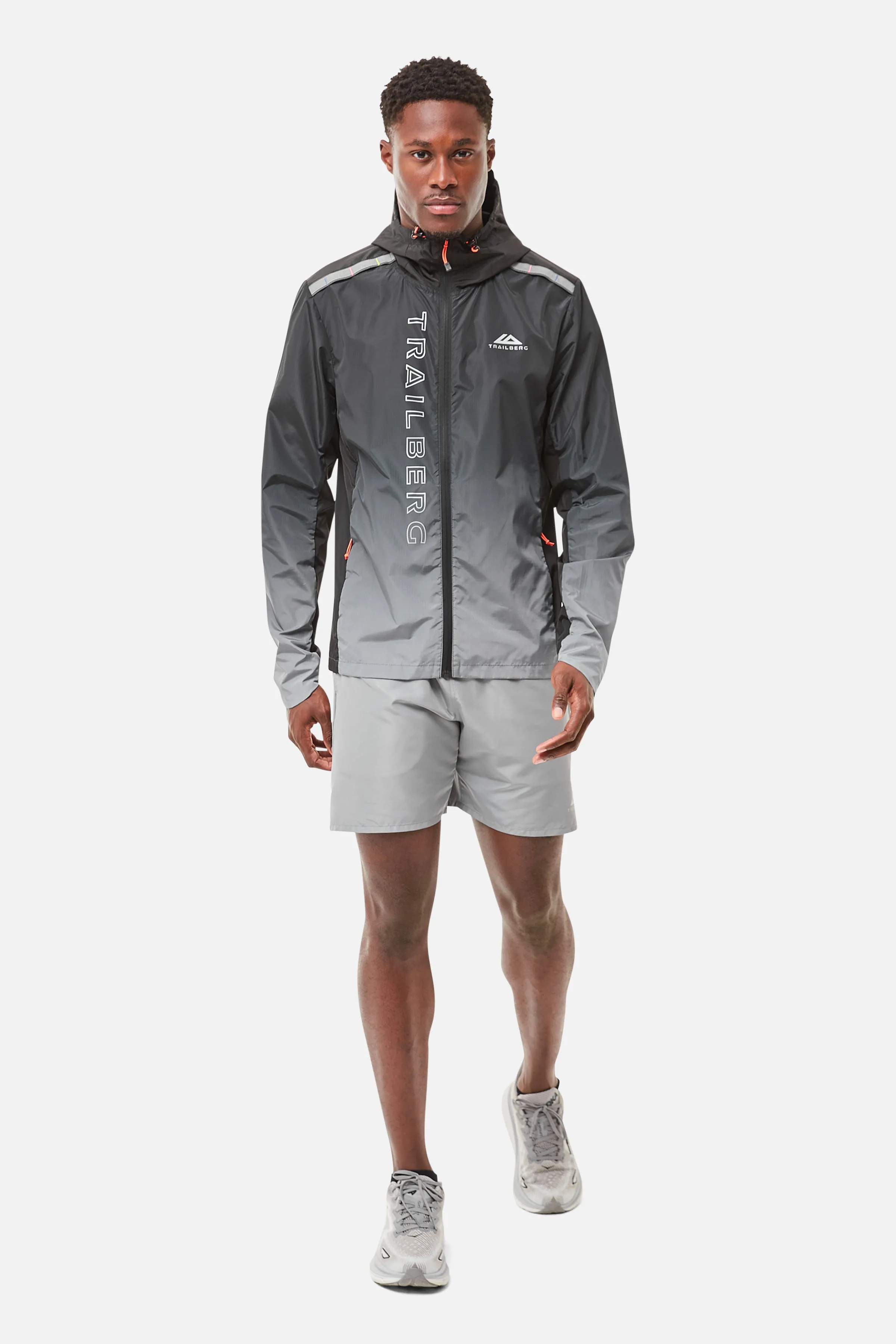 Gradient Windbreaker - Black/Grey sold by Trailberg product image thumbnail 3