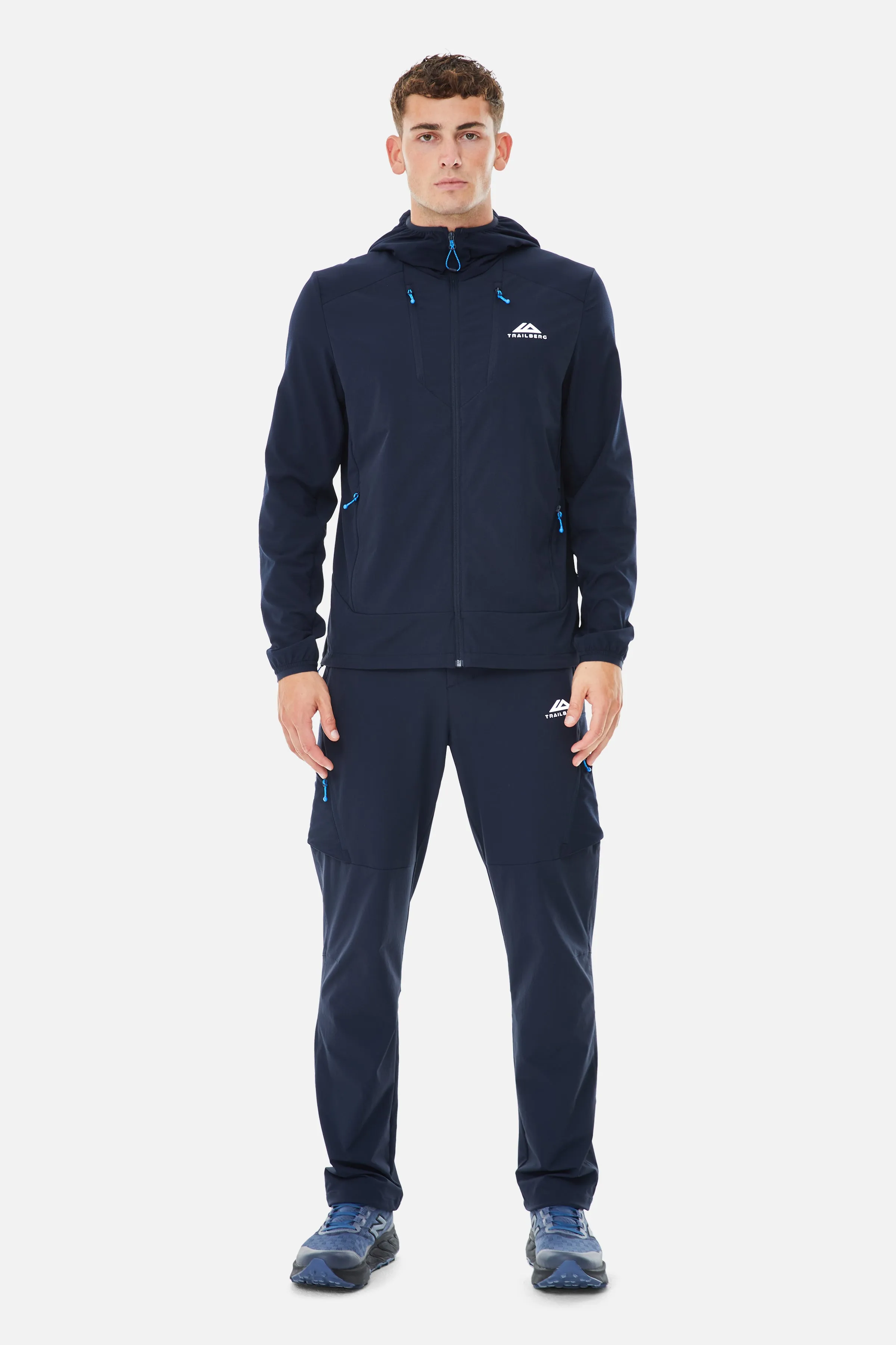 Faltenjura 2.0 Tracksuit - Deep Ocean/Navy Blue sold by Trailberg