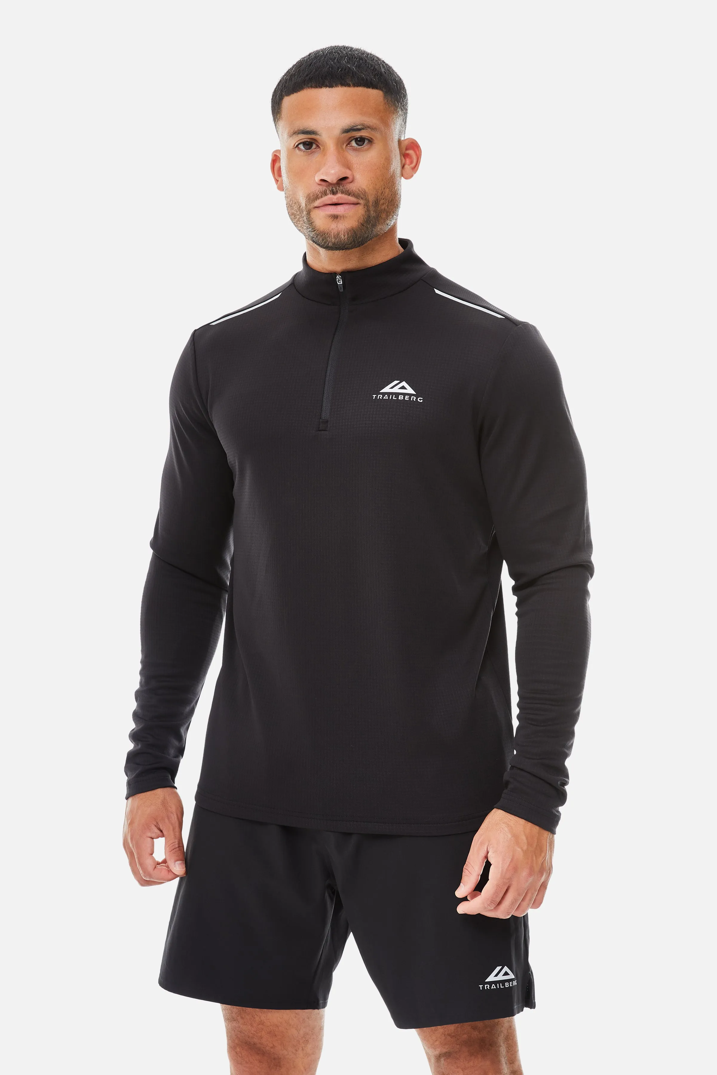 Focus Essentials 2.0 1/4 Zip Twinset - Black sold by Trailberg product image thumbnail 3