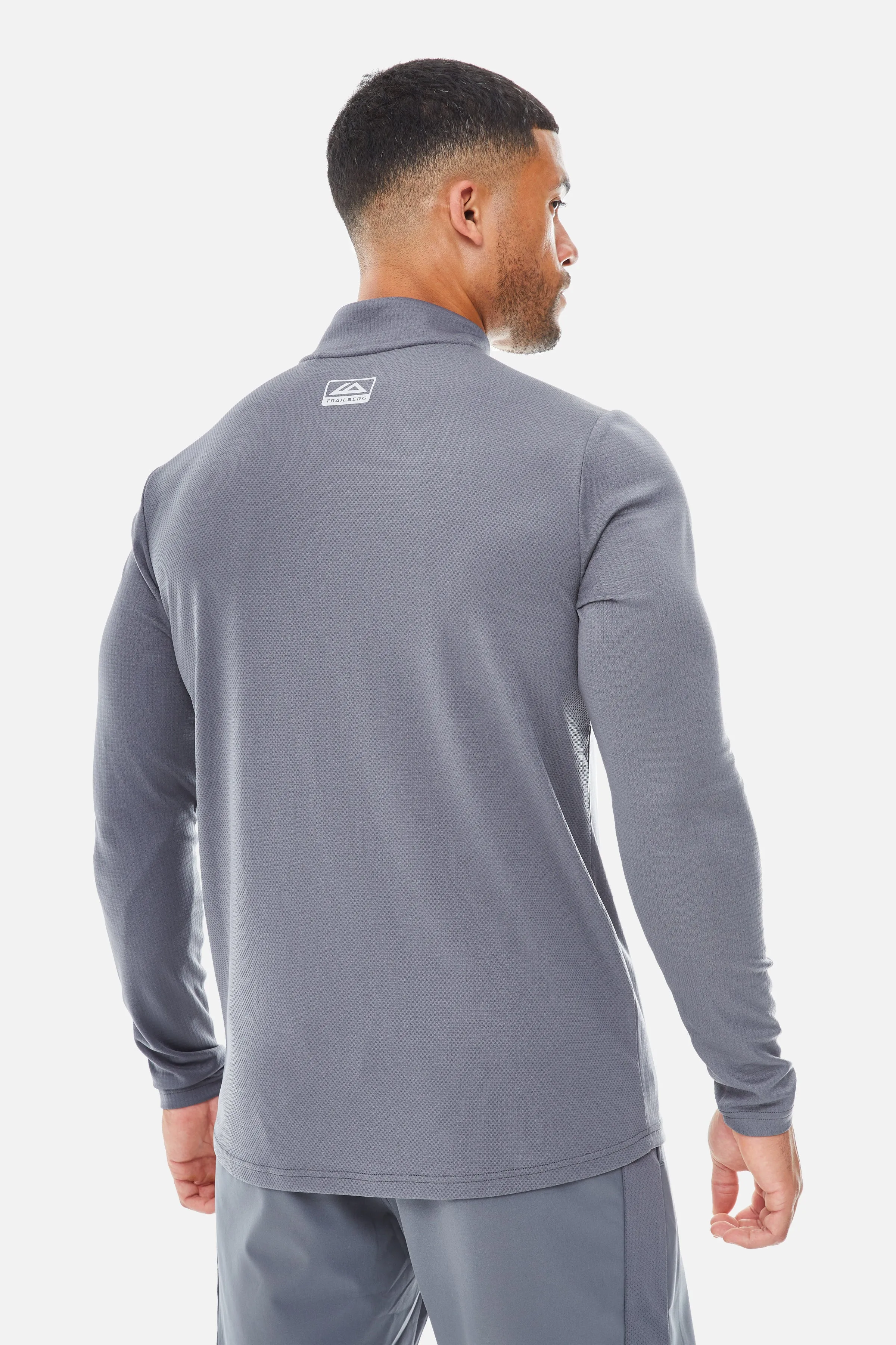Focus Essentials 2.0 1/4 Zip Twinset - Storm Grey sold by Trailberg product image thumbnail 4