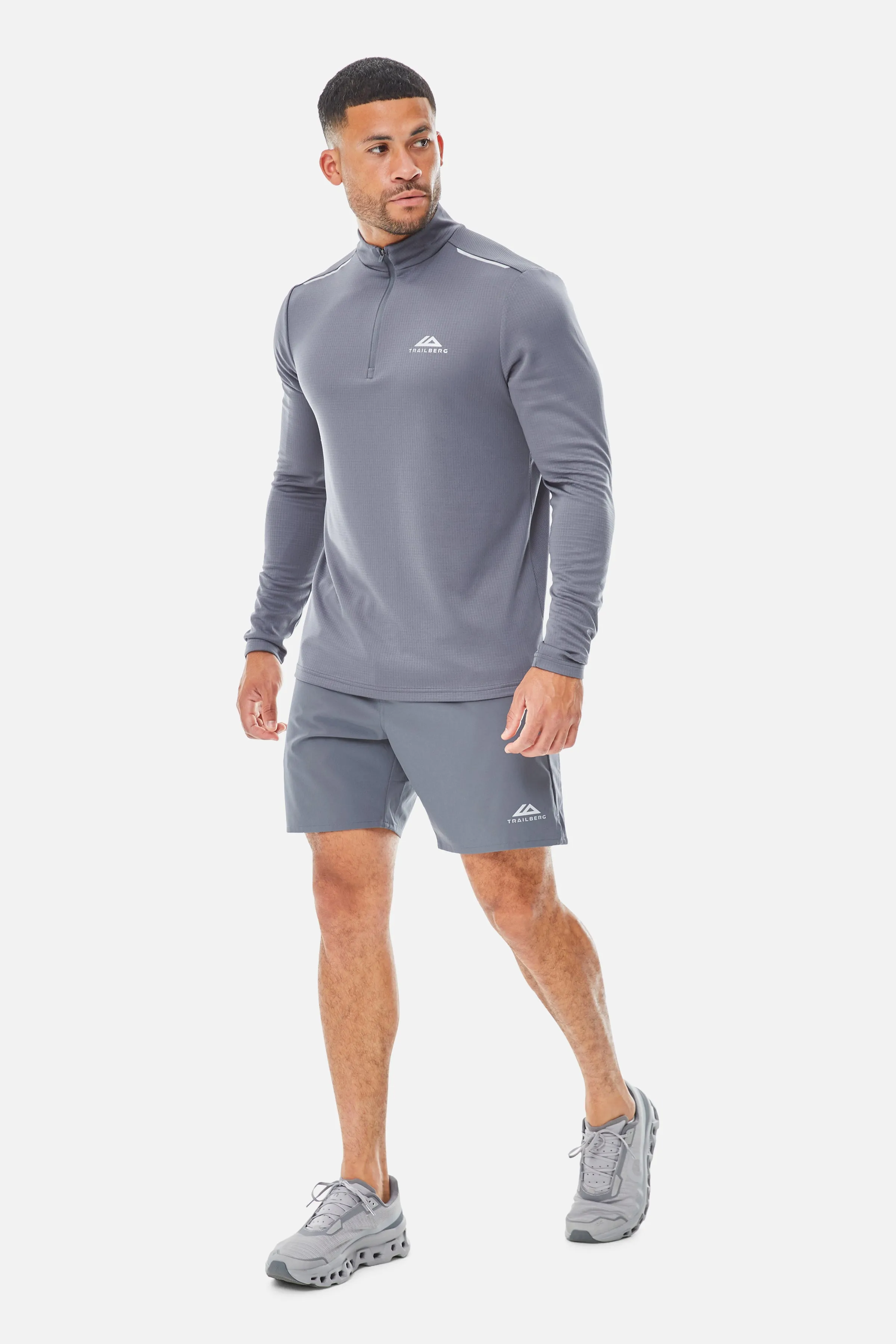Focus Essentials 2.0 1/4 Zip Twinset - Storm Grey sold by Trailberg product image thumbnail 5