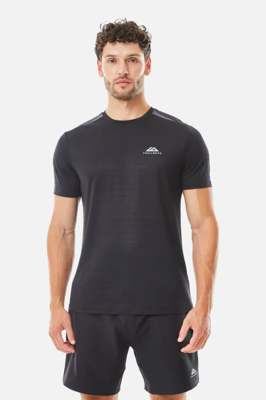 AW25 Cloud Tee - Black/Volcano Grey sold by Trailberg