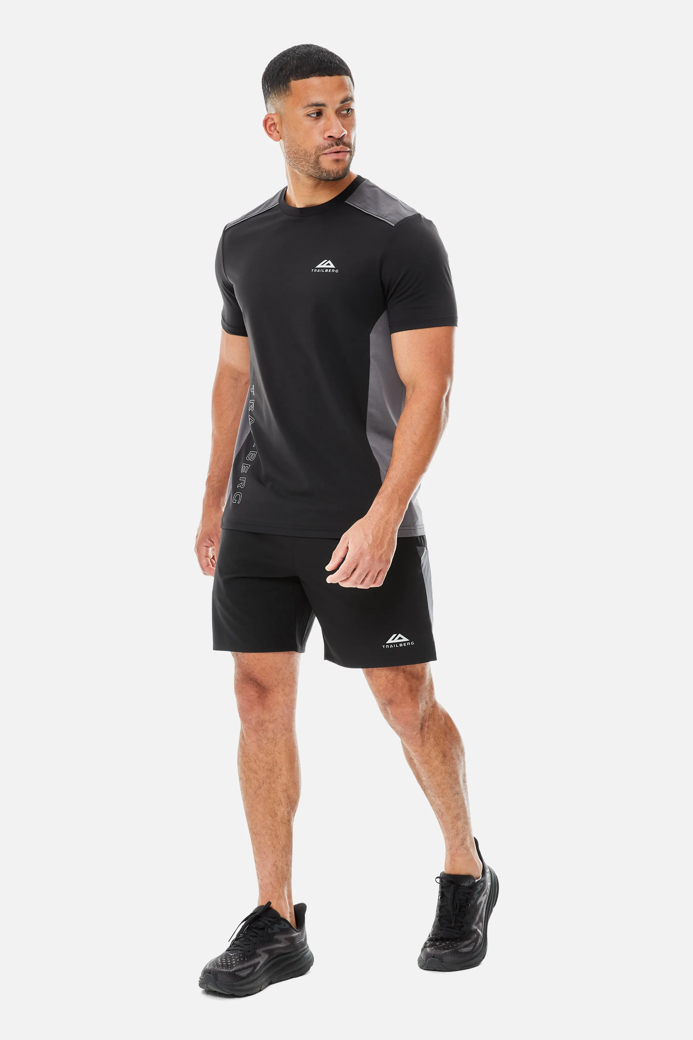 AW25 Triathlon Tee - Black/Volcano Grey/Urban Smoke sold by Trailberg product image thumbnail 5